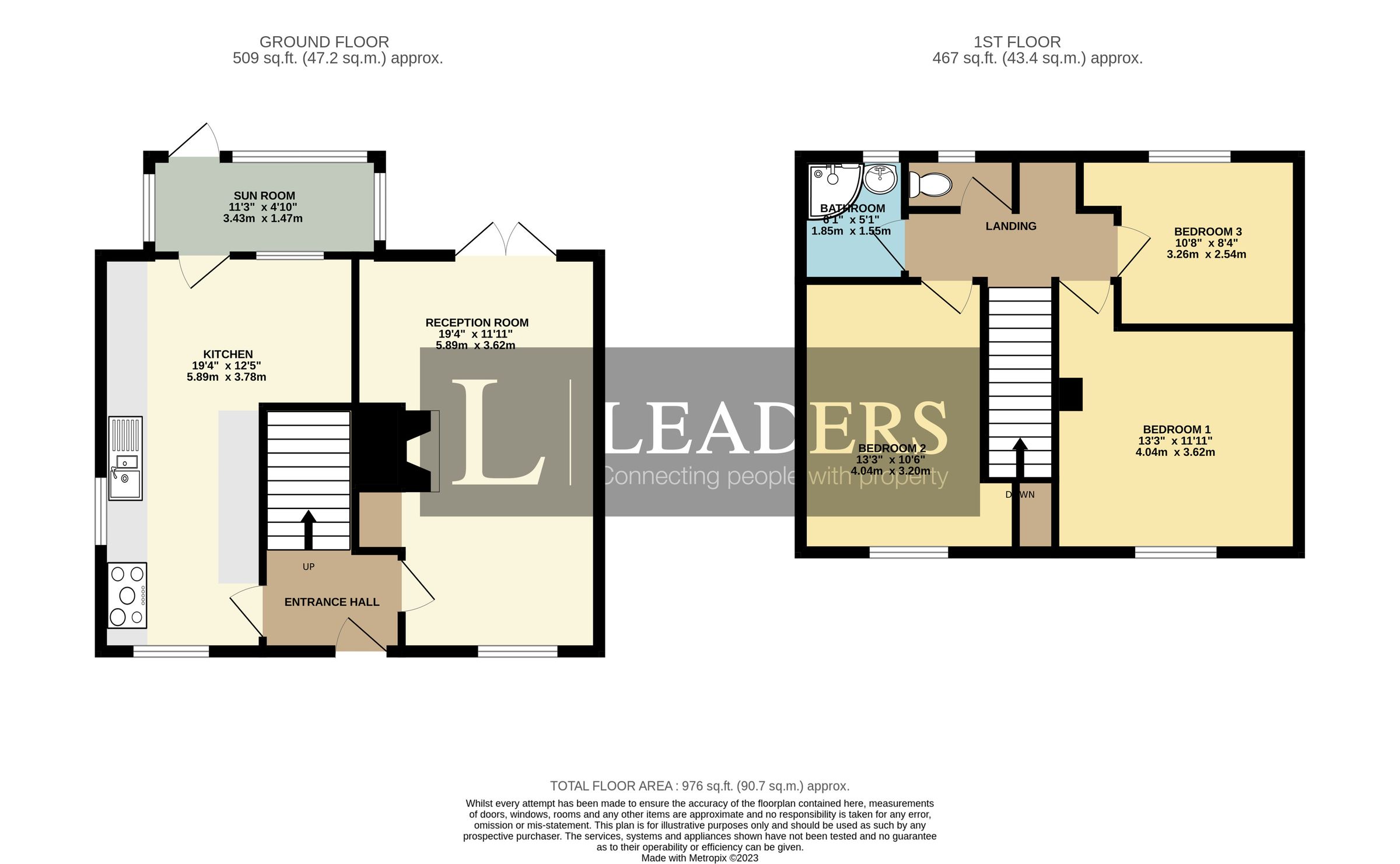 3 bed semidetached house for sale in Bluebell Road, Norwich, Norfolk
