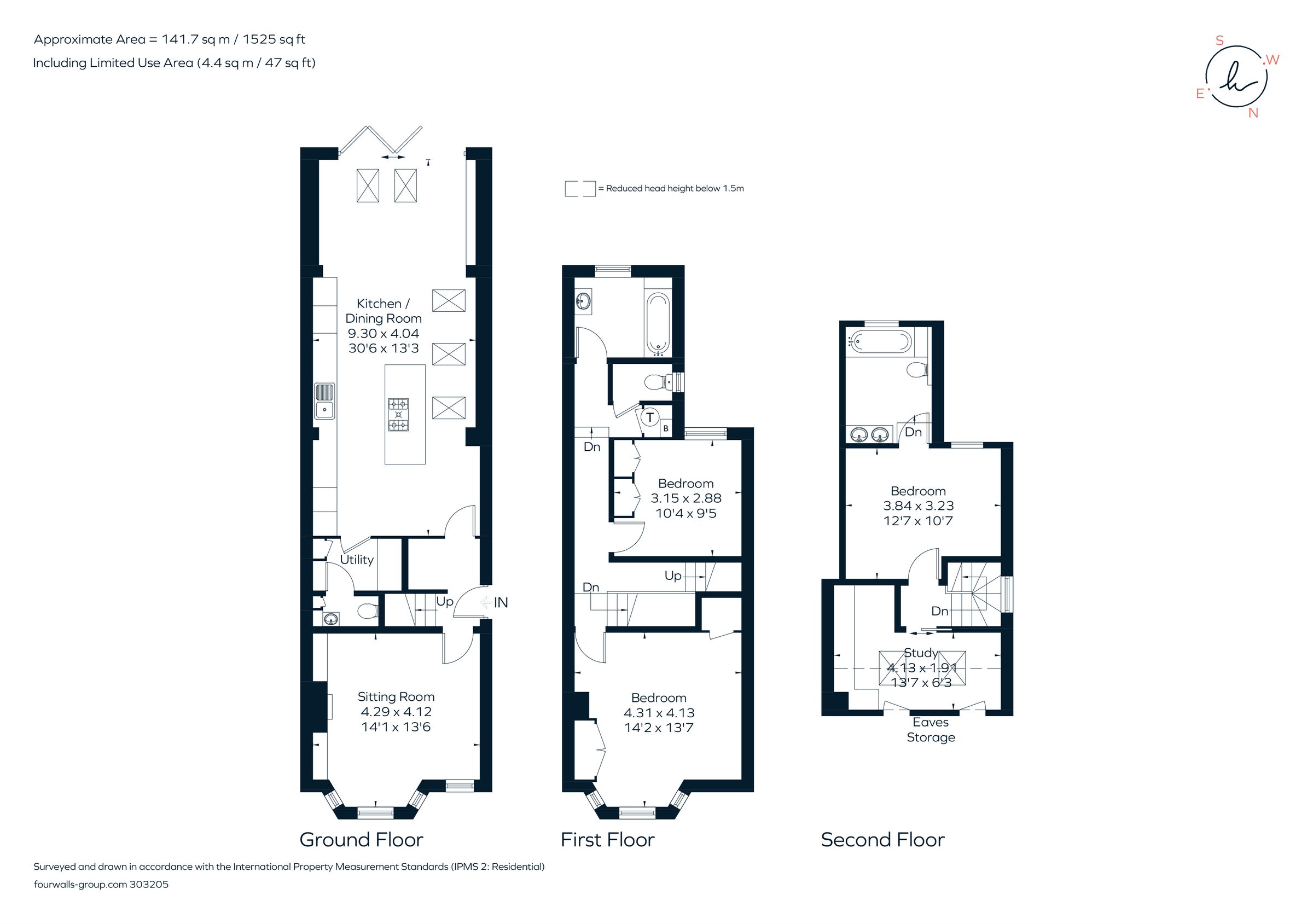 4 bed semidetached house for sale in Green Lane, Addlestone, Surrey