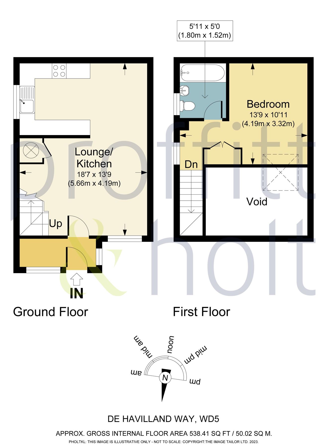 1 bed semidetached house for sale in De Havilland Way, Abbots Langley