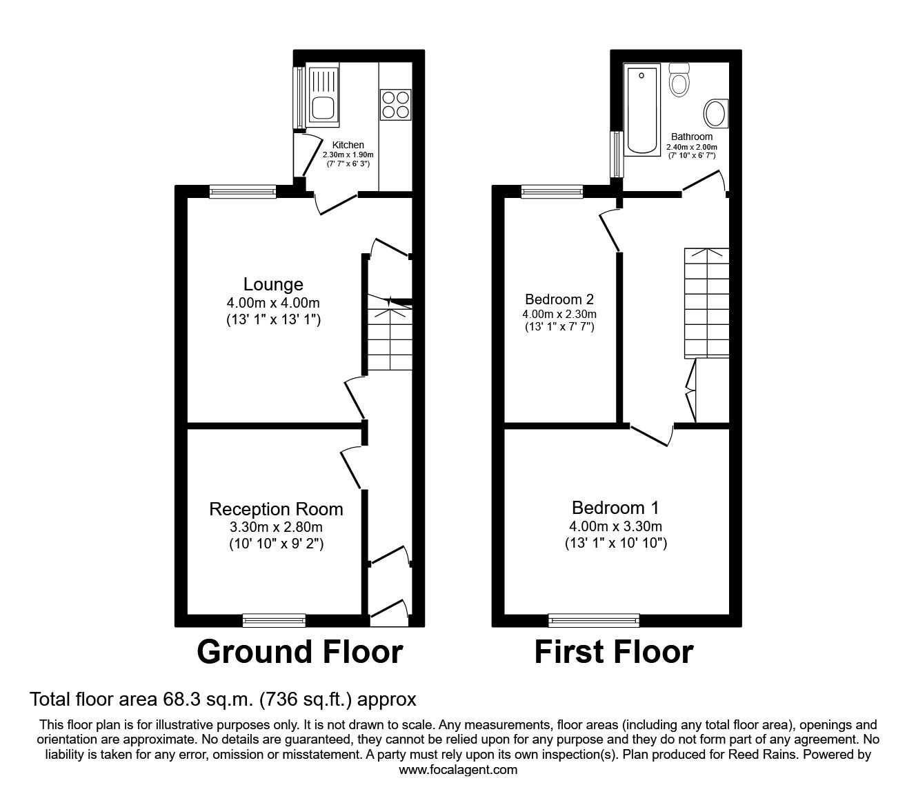 2 bed terraced house for sale in Ribblesdale View, Chatburn, Clitheroe