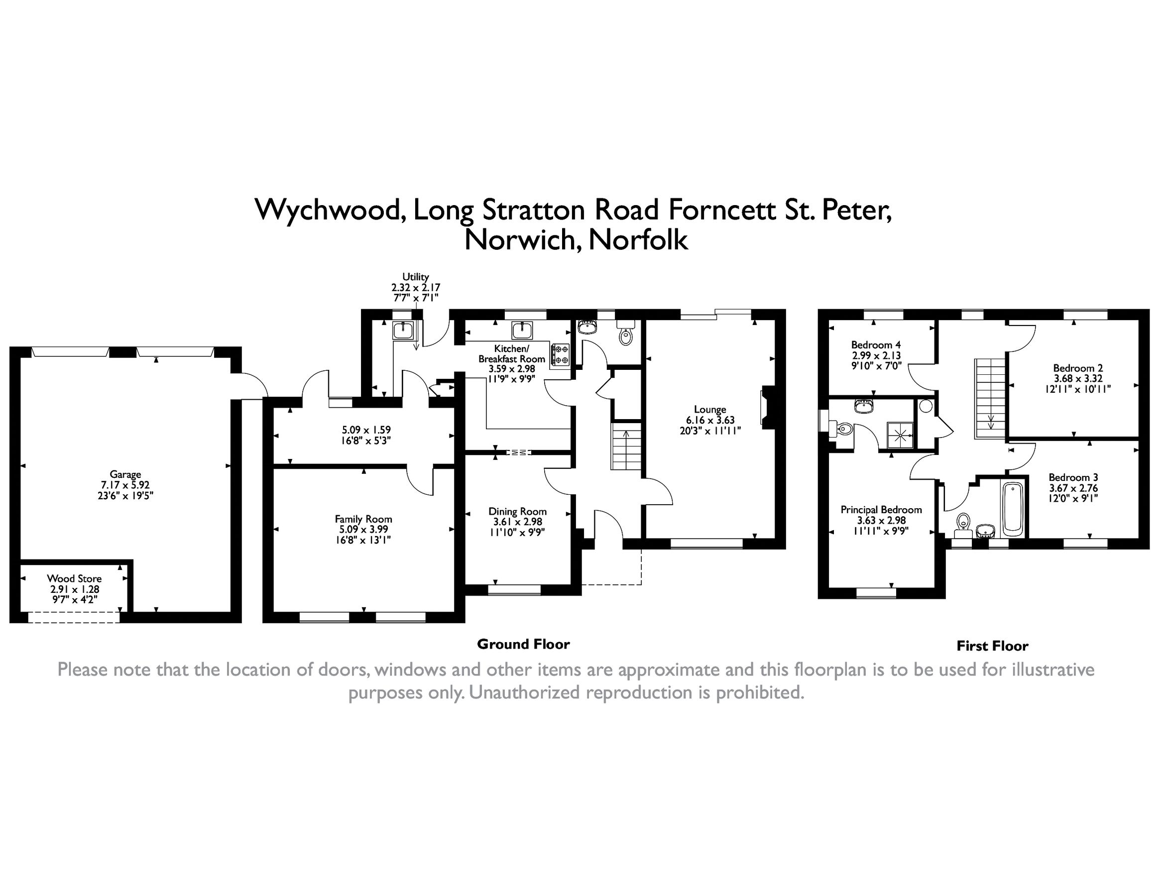 4 bed detached house for sale in Long Stratton Road, Forncett St. Peter
