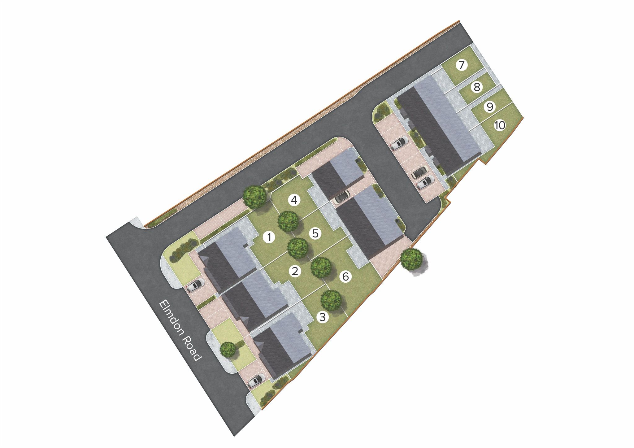 New home, 3 bed semidetached house for sale in Elmdon Road, Marston