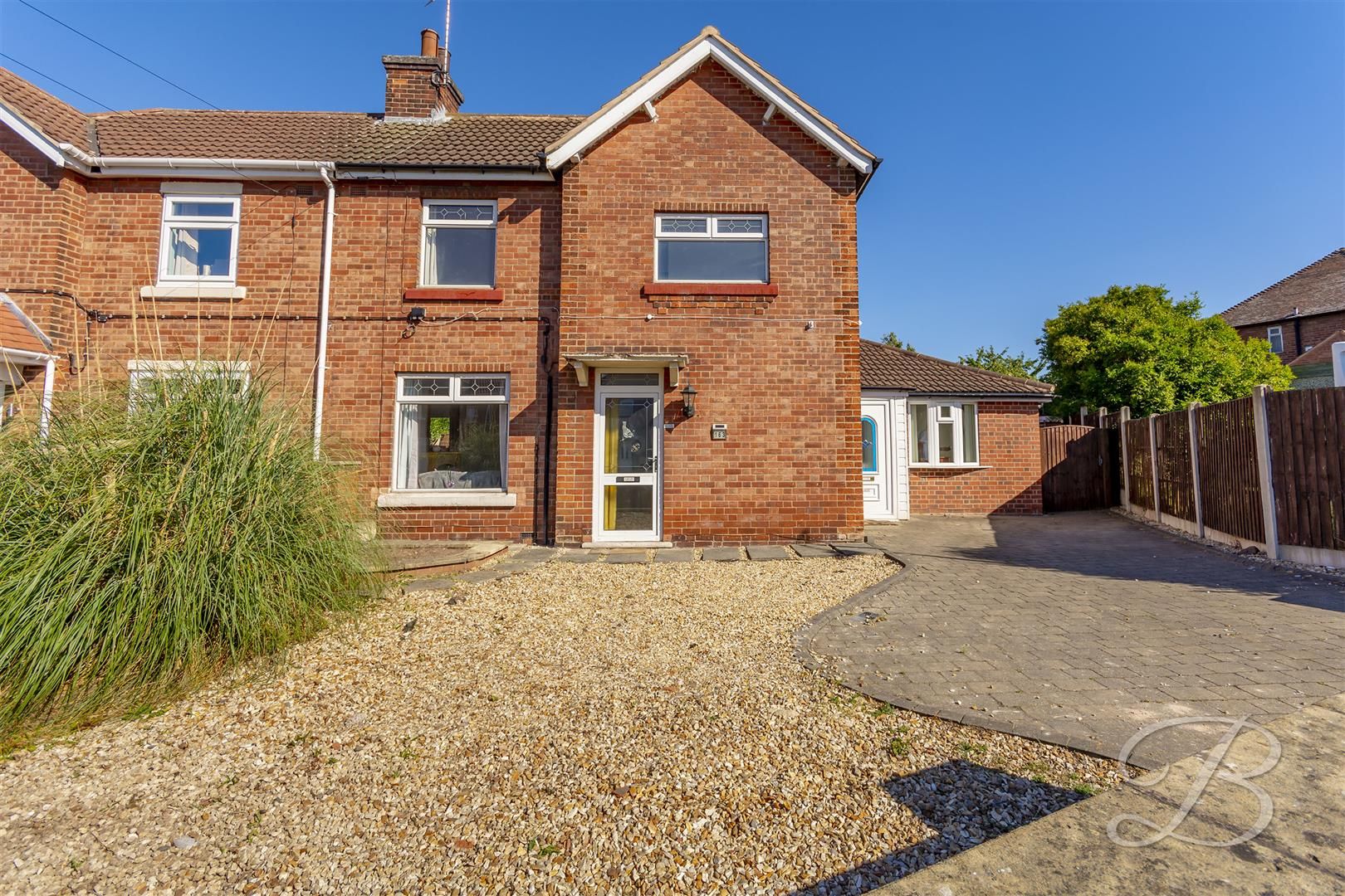 4 bed semidetached house for sale in Walesby Lane, New Ollerton