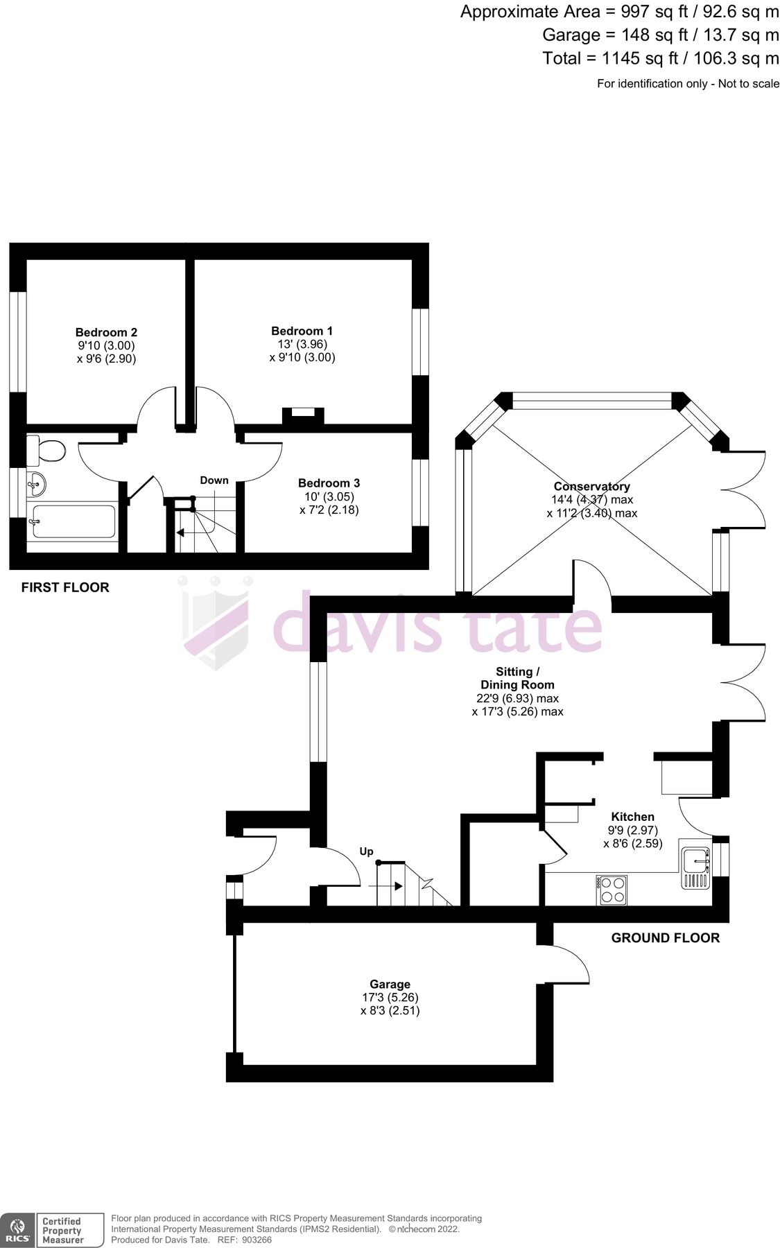 3 bed linkdetached house for sale in Hurst Park Road, Twyford, Reading