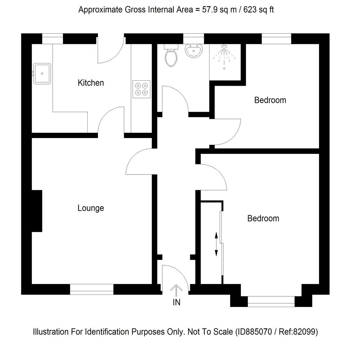 2 bed end terrace house for sale in Harthill Road, Blackridge, Bathgate