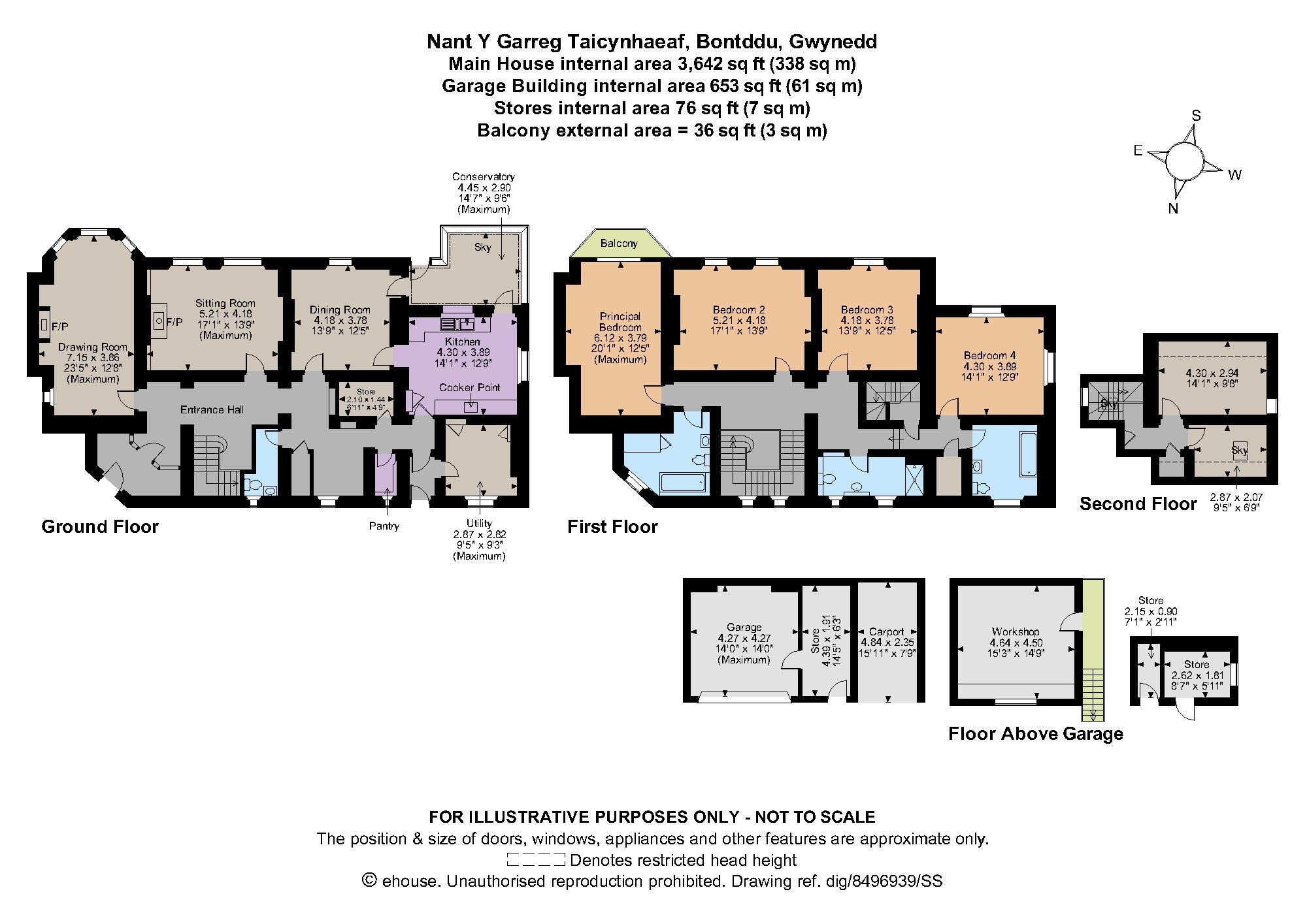 4 bed detached house for sale in Taicynhaeaf, Bontddu, Barmouth