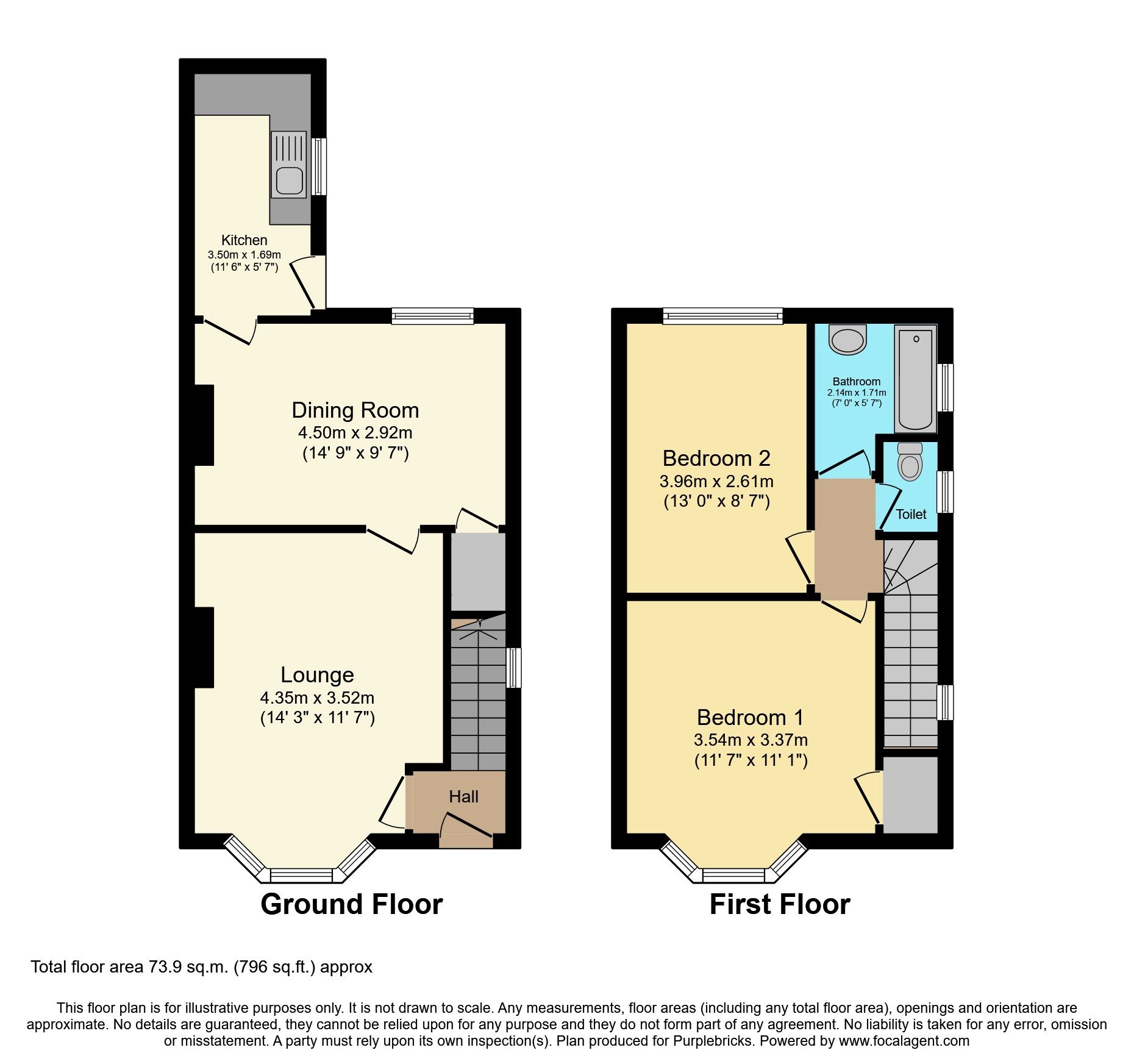 2 bed semidetached house for sale in Gladstone Street, Basford, Stoke