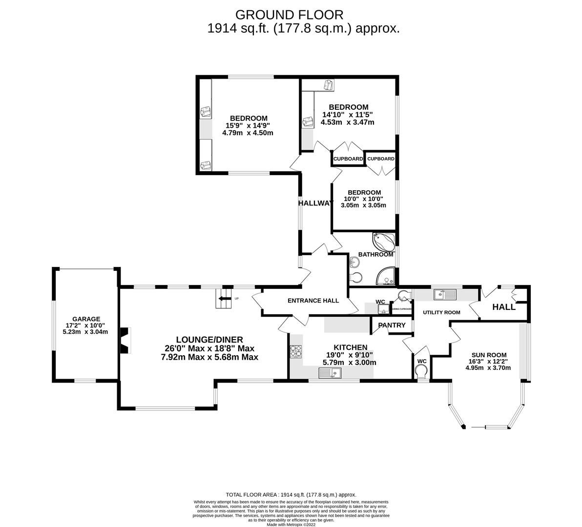 3 bed property for sale in Holymoor Road, Holymoorside, Chesterfield