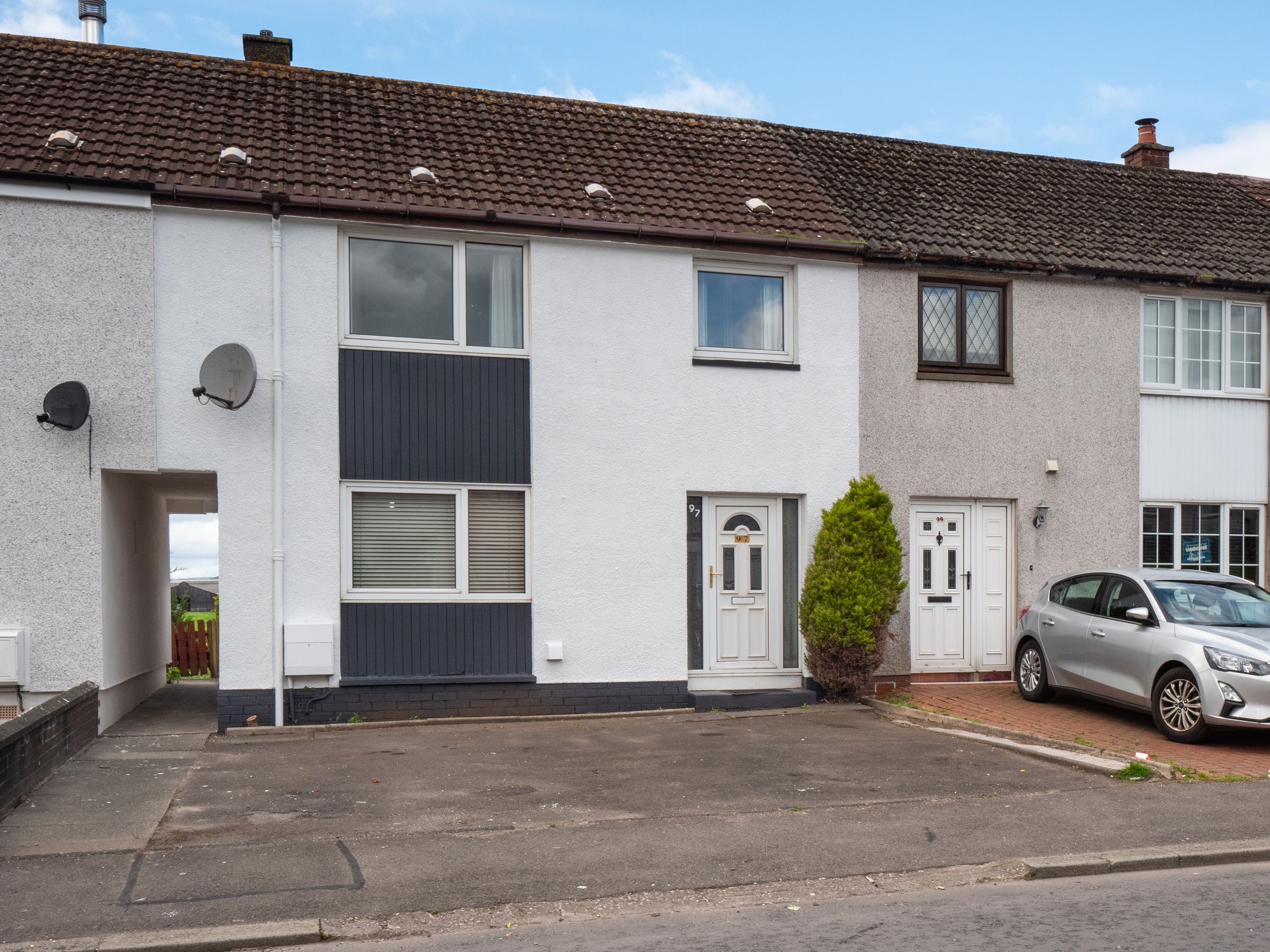 3 bed terraced house for sale in Auchencrieff Road, Locharbriggs