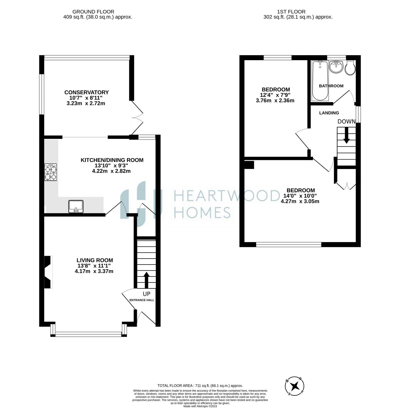 2 bed semidetached house for sale in Kings Road, London Colney, St