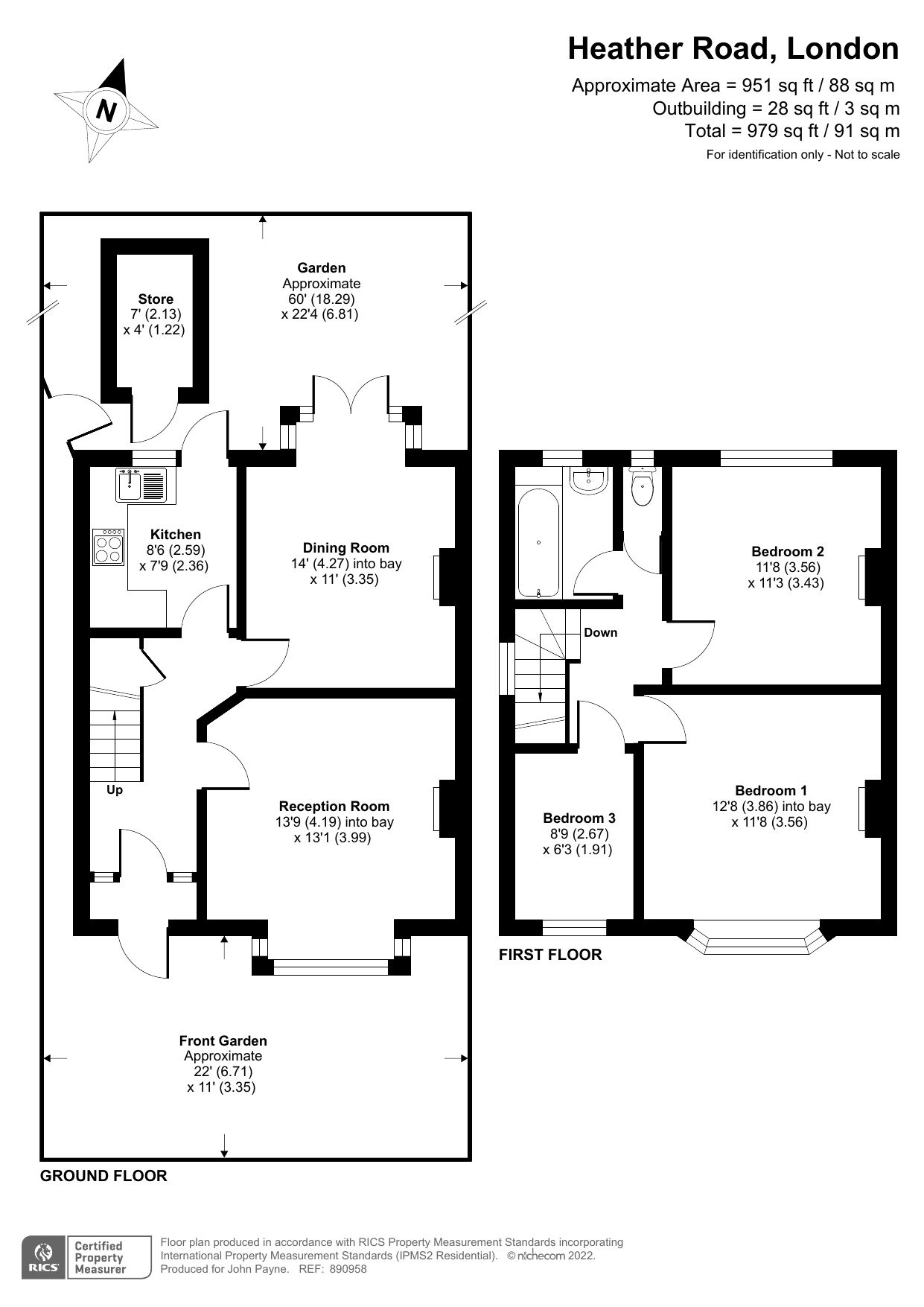 3 bed semidetached house for sale in Heather Road, London SE12 Zoopla