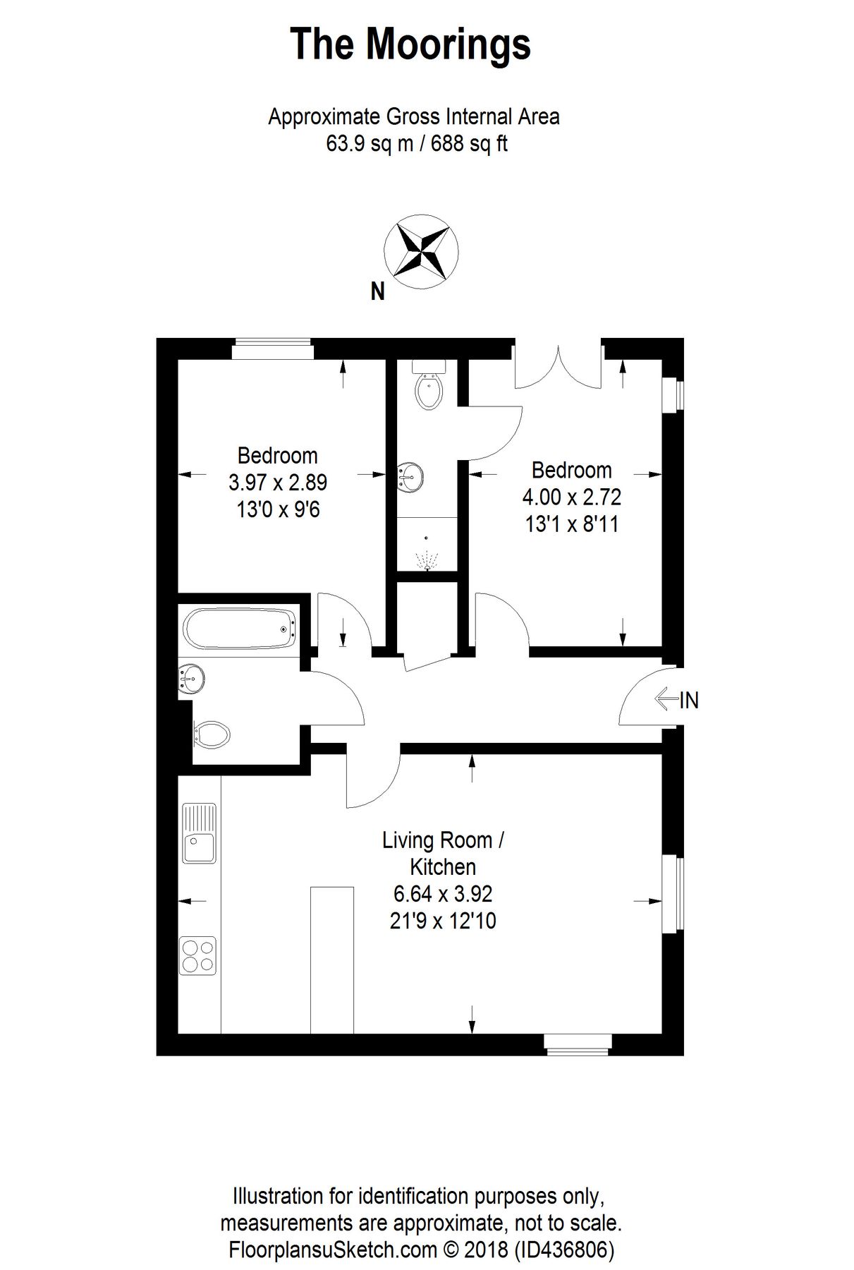 2 bed flat for sale in The Moorings, Garstang PR3 Zoopla