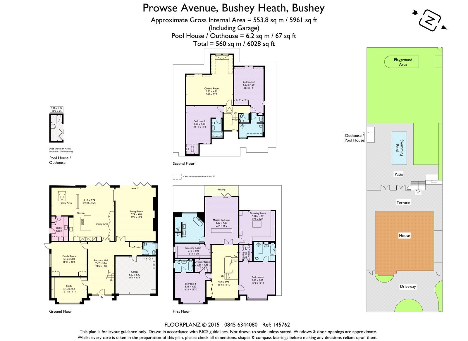 5 bed detached house for sale in Prowse Avenue, Bushey Heath, Bushey