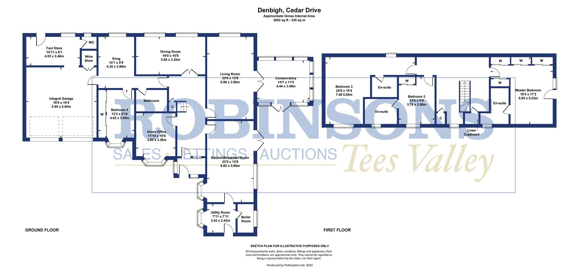 4 bed detached house for sale in Cedar Drive, Thornton, Middlesbrough