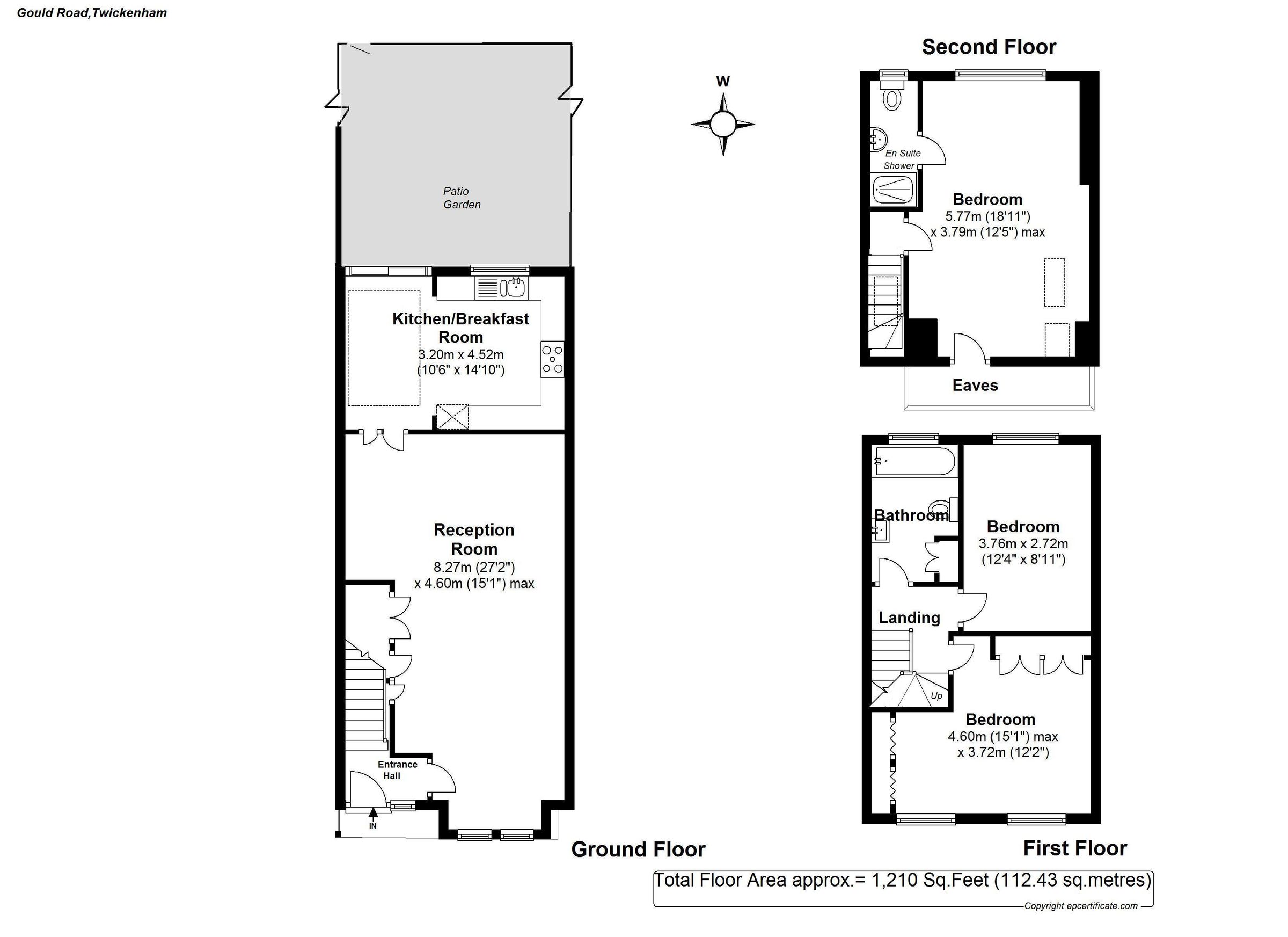 3 bed terraced house for sale in Gould Road, Twickenham TW2 Zoopla