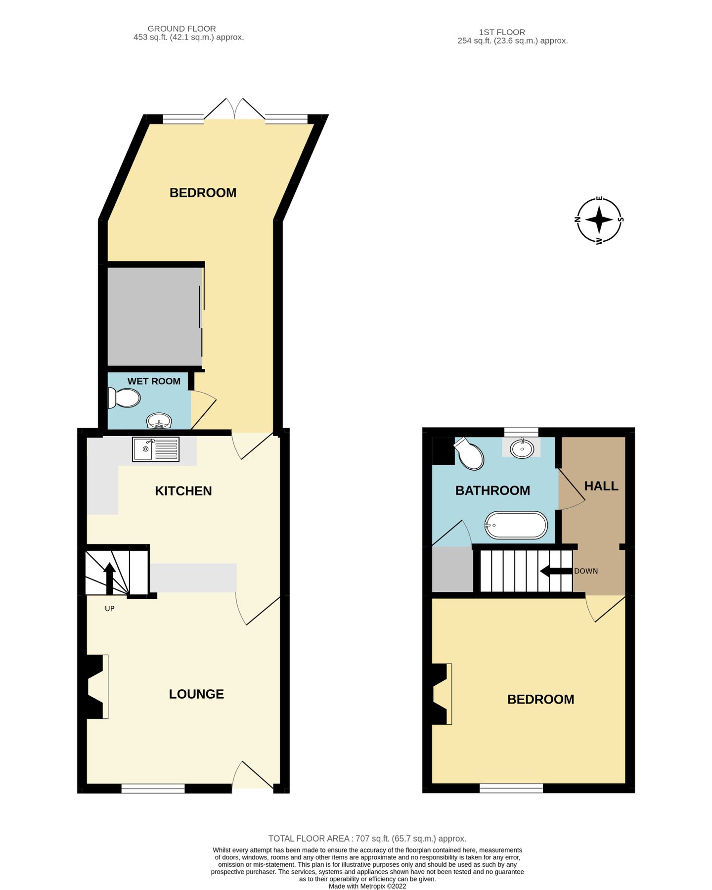 1 bed terraced house for sale in High Street, St. Mary Cray, Orpington