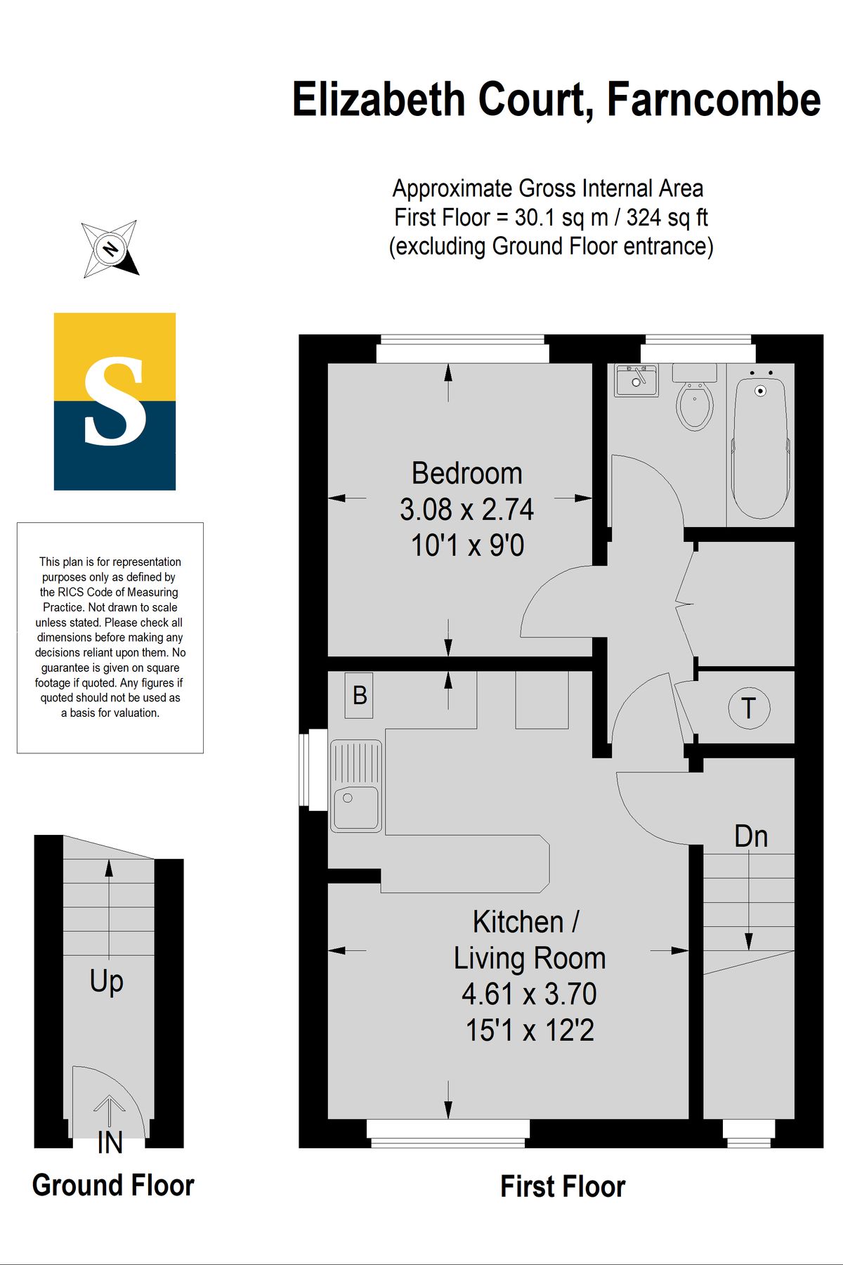 1 bed flat for sale in Elizabeth Road, Surrey GU7 Zoopla