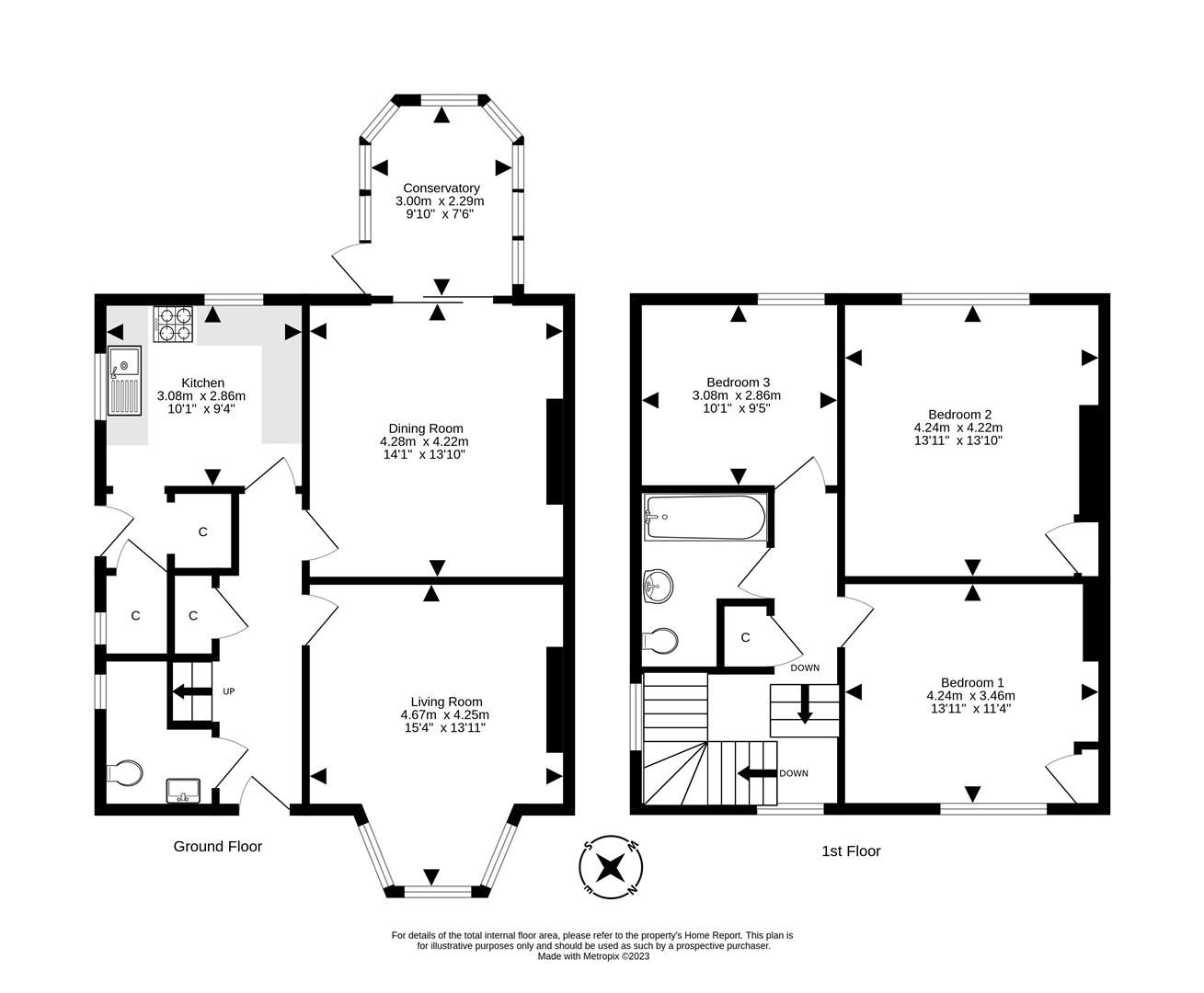 3 bed semidetached house for sale in 166 Queensferry Road, Rosyth KY11