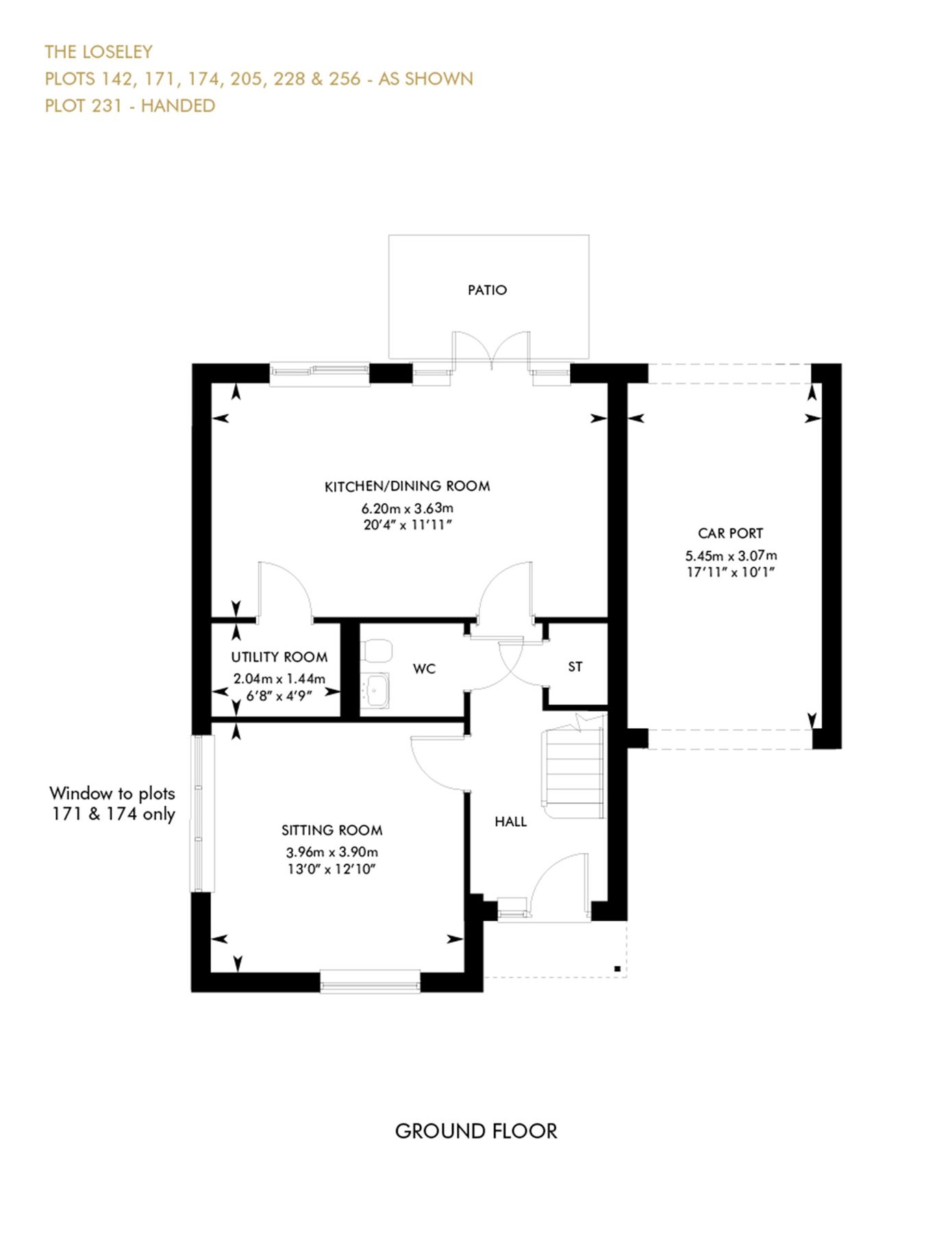New home, 4 bed detached house for sale in "Loseley ? Detached" at Aarons Hill, Godalming GU7