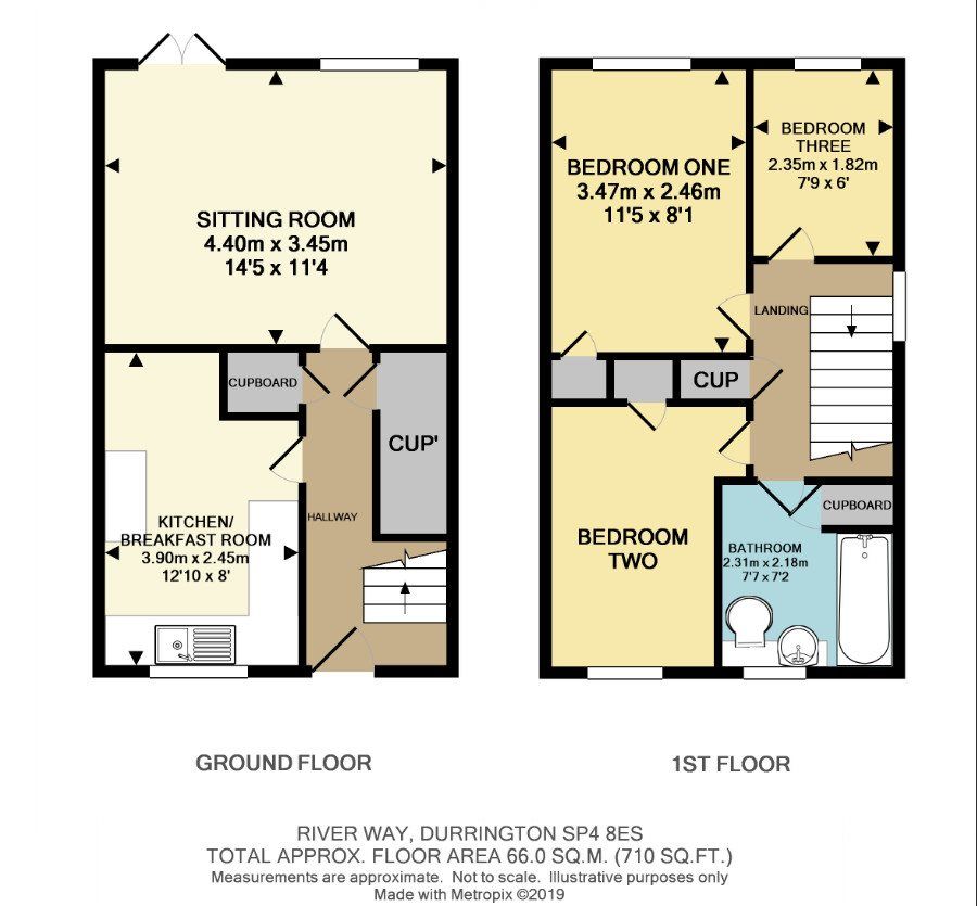3 bed end terrace house to rent in River Way, Durrington, Salisbury SP4