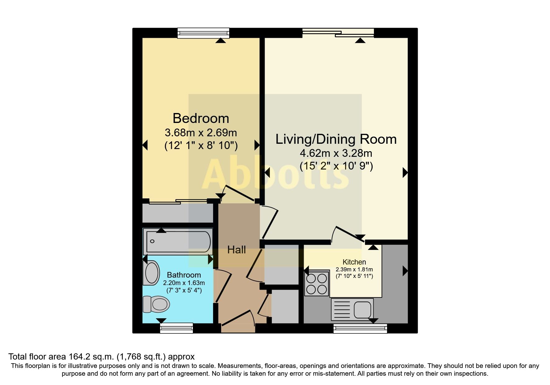 1 bed bungalow for sale in Norwich Road, Fayre Green, Fakenham, Norfolk