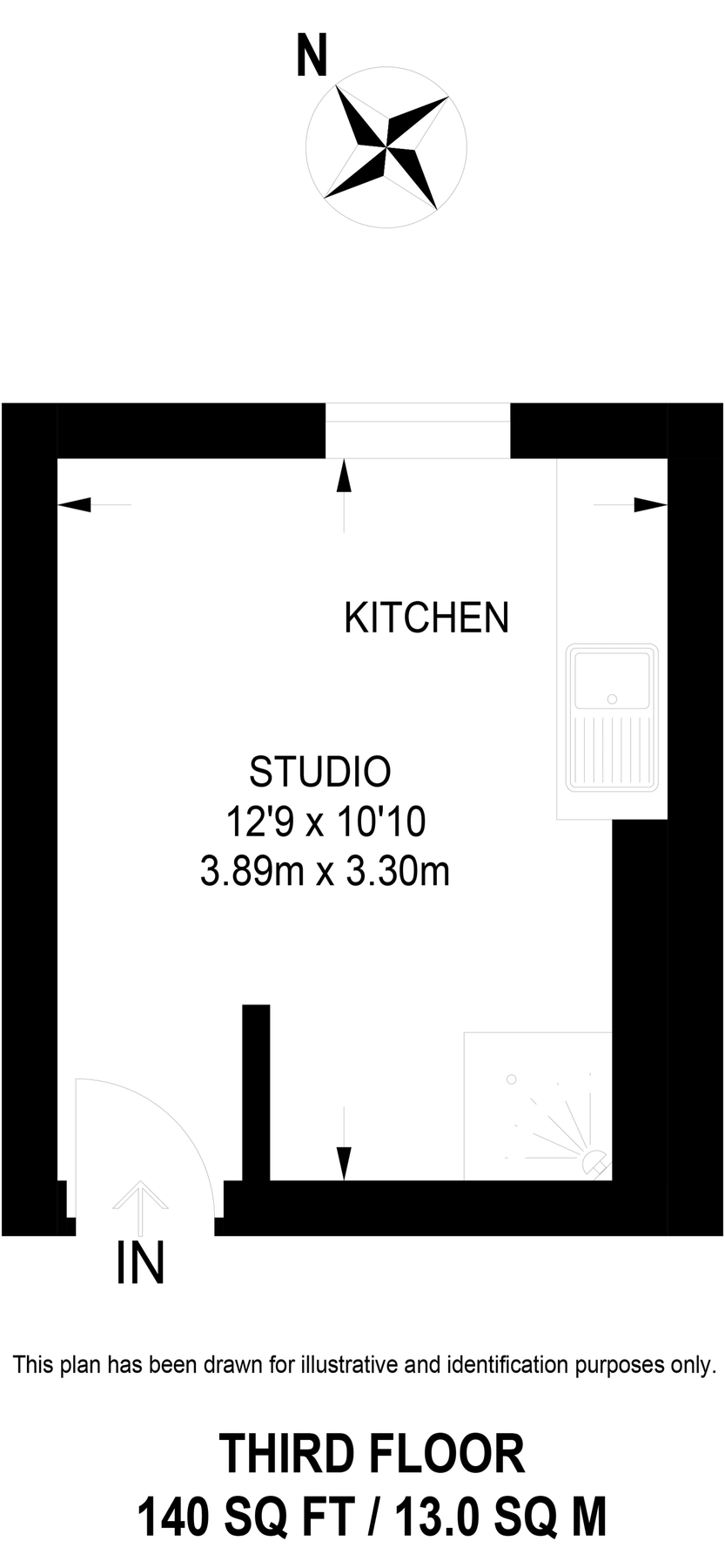 Studio to rent in Castletown Road, Barons Court, London W14 Zoopla