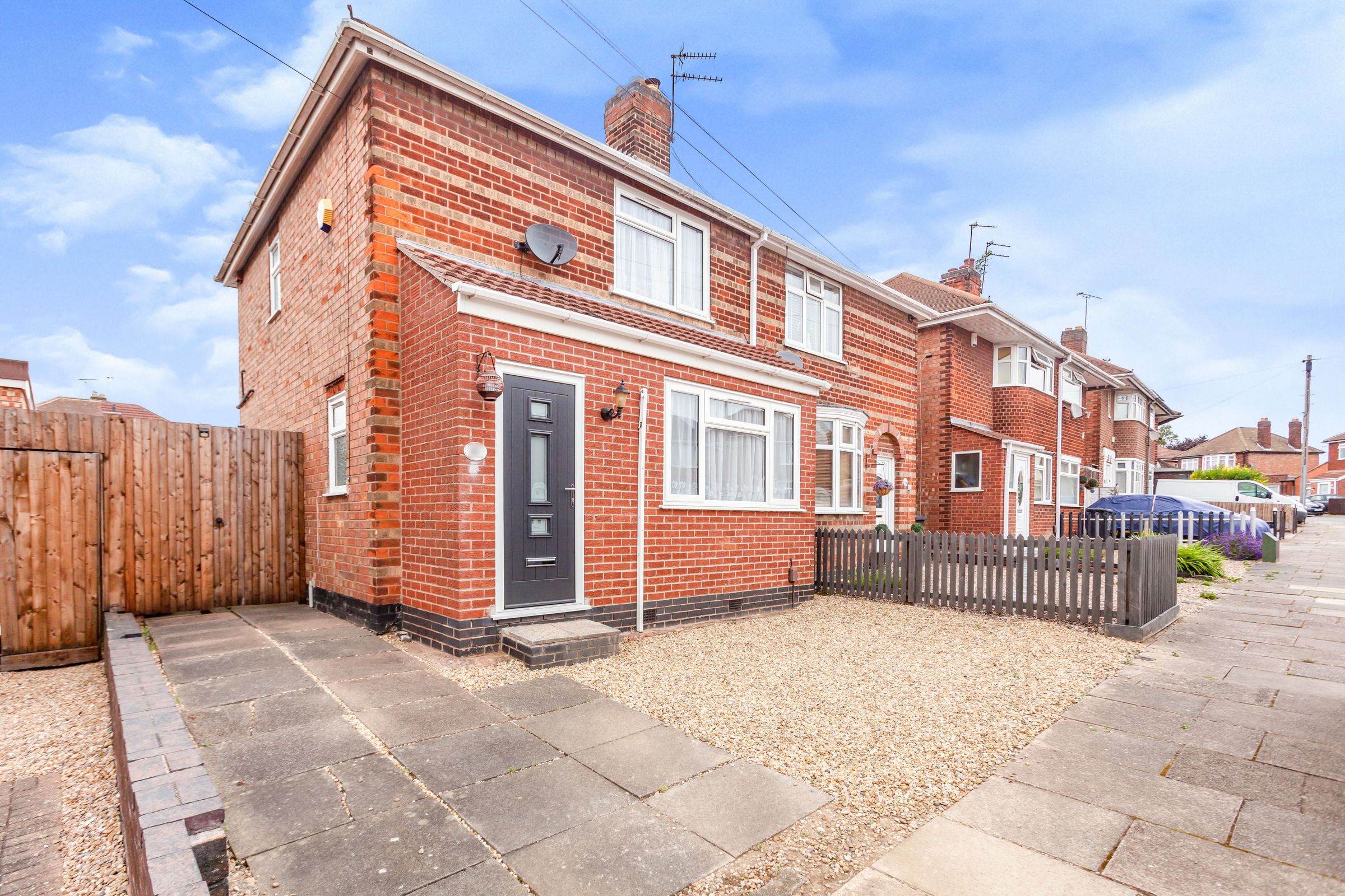 2 bed semidetached house for sale in Roydene Crescent, Leicester LE4