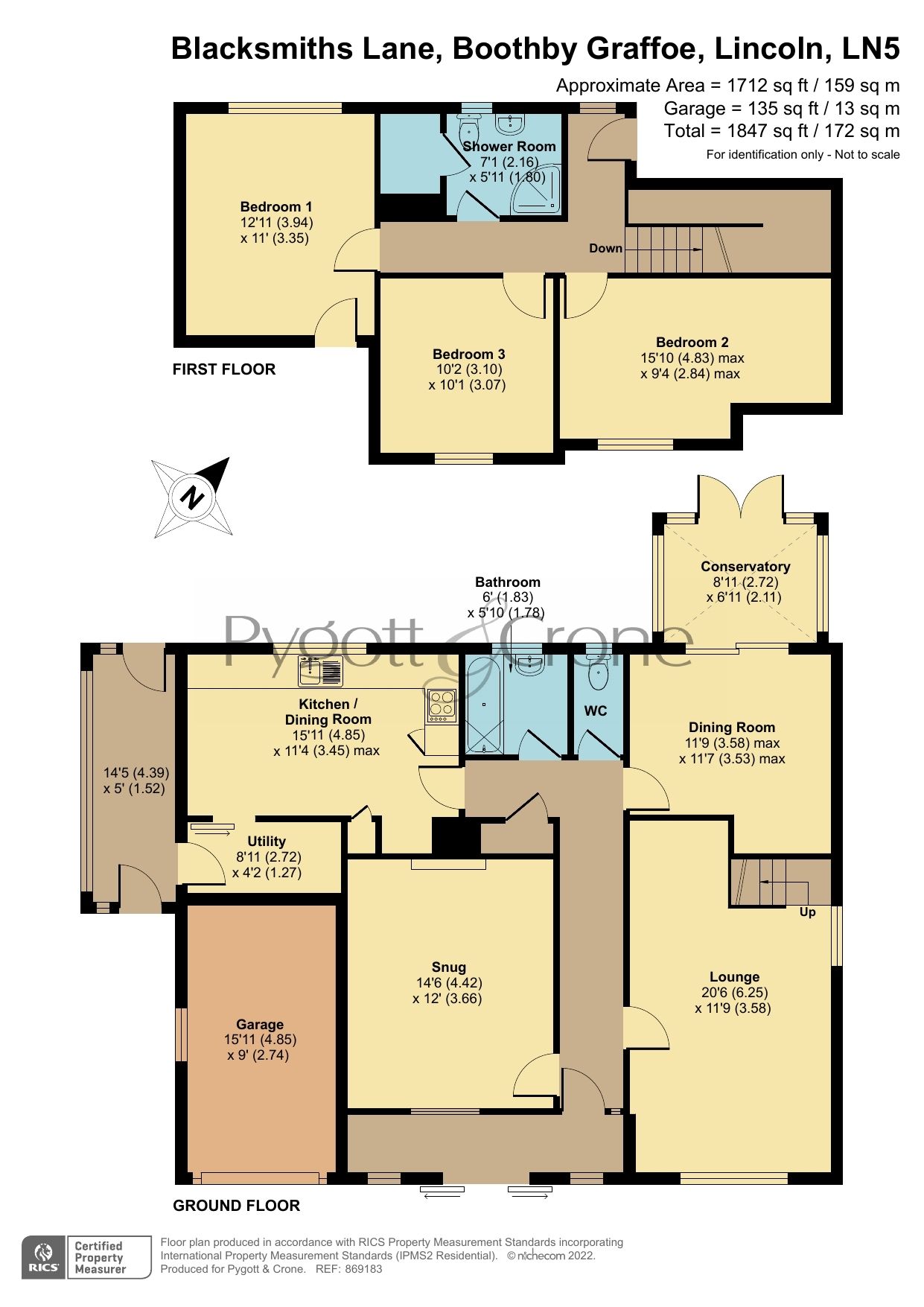 3 bed detached house for sale in Blacksmiths Lane, Boothby Graffoe LN5