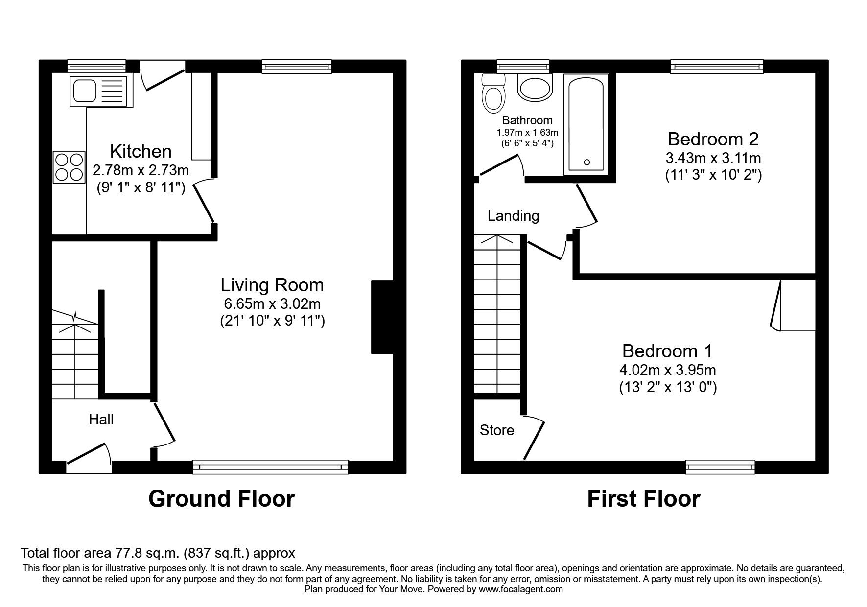 2 bed end terrace house for sale in Margaret Drive, Bonnybridge