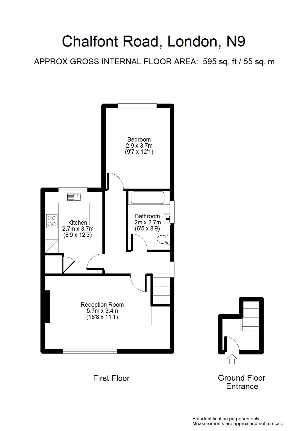 1 bed for sale in Chalfont Road, London N9 Zoopla