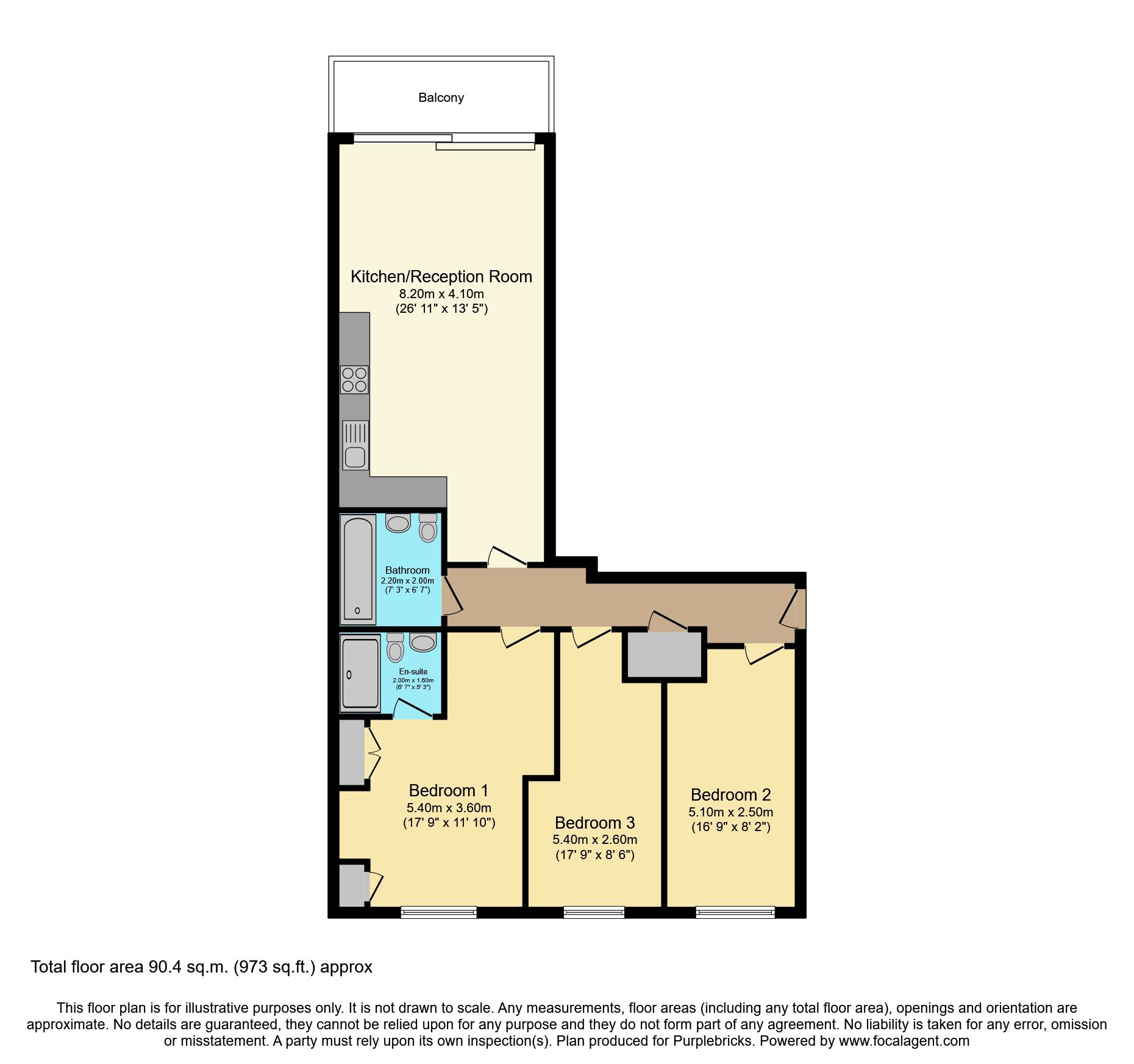 3 bed flat to rent in 308 Tredegar Road, London E3 Zoopla
