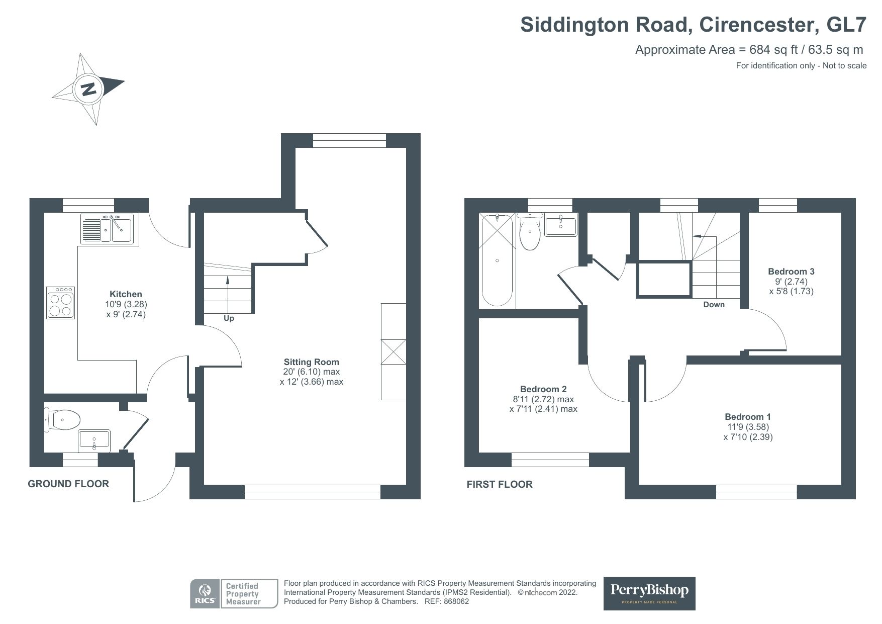 3 bed end terrace house for sale in Siddington Road, Siddington