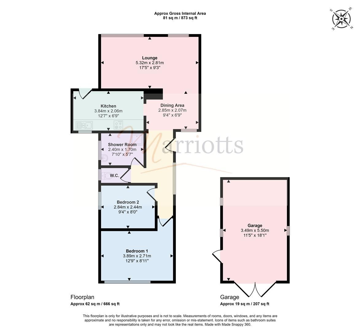 2 bed detached bungalow for sale in Whitby Crescent, Woodthorpe