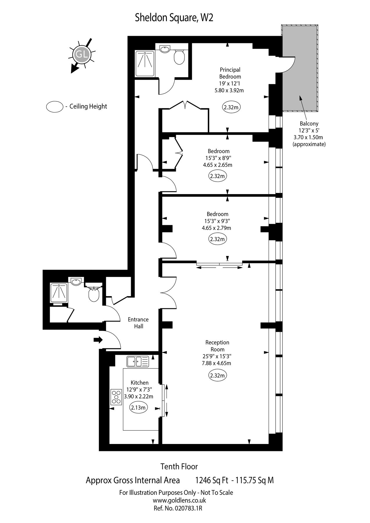 3 bed flat for sale in Sheldon Square, Paddington Basin, London W2 Zoopla