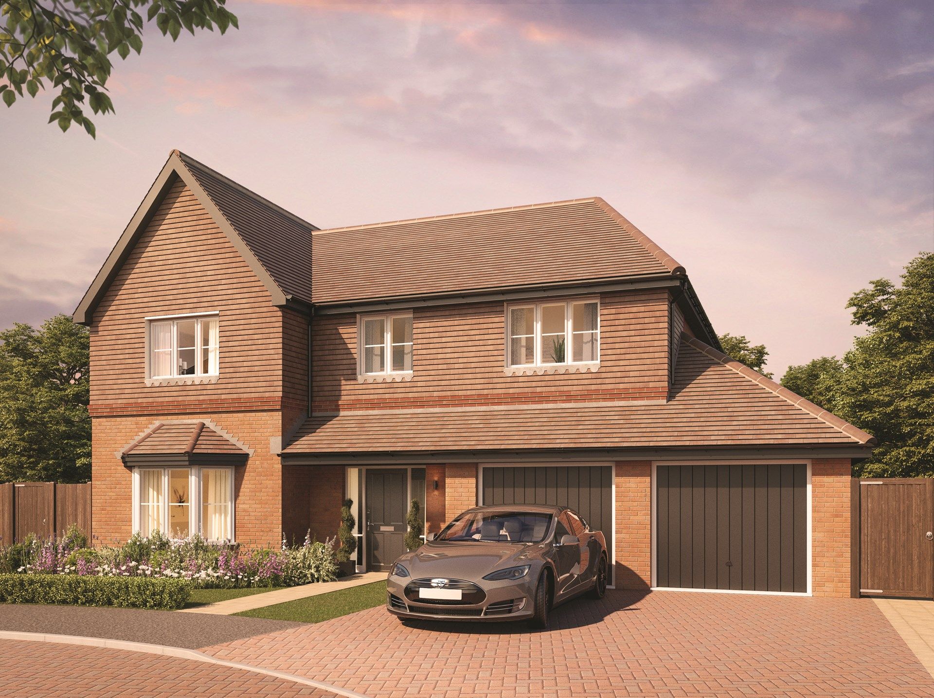 New home, 5 bed detached house for sale in "The Langley" at Roman Way