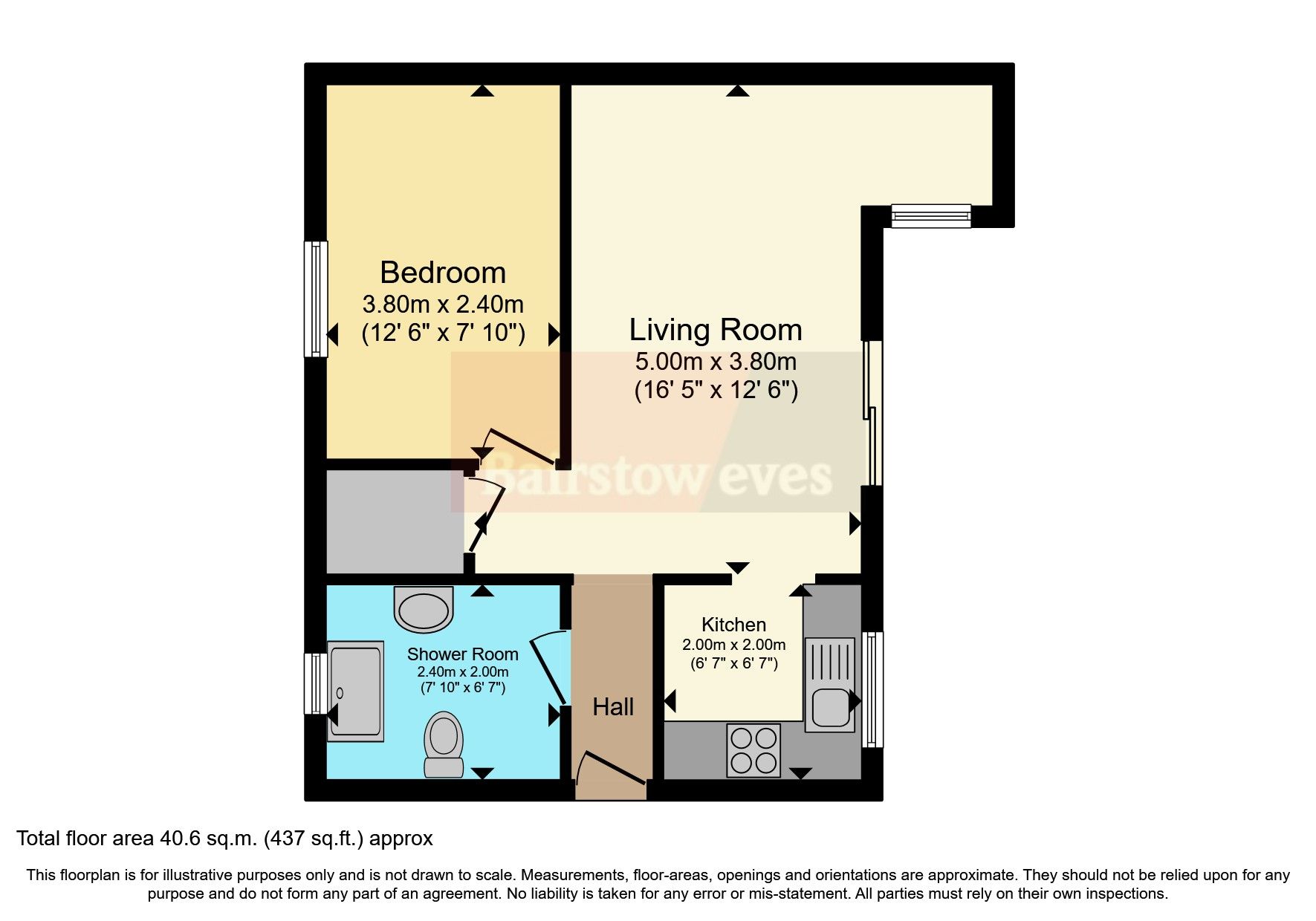 1 bed flat for sale in Woodstock Crescent, Laindon, Basildon, Essex