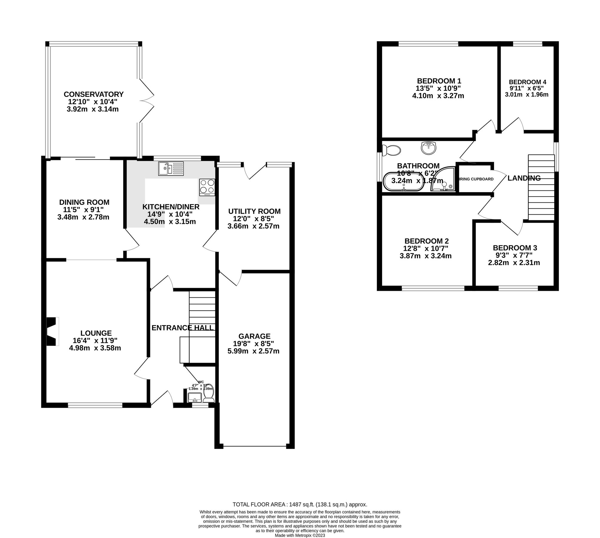 4 bed detached house for sale in Barwell Lane, Hinckley, Leicestershire
