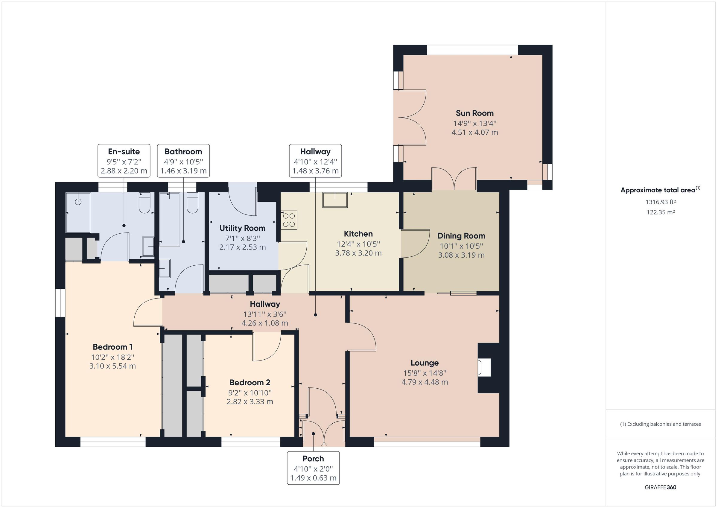 2 bed detached bungalow for sale in Geldies Knowe, Skirling, Biggar