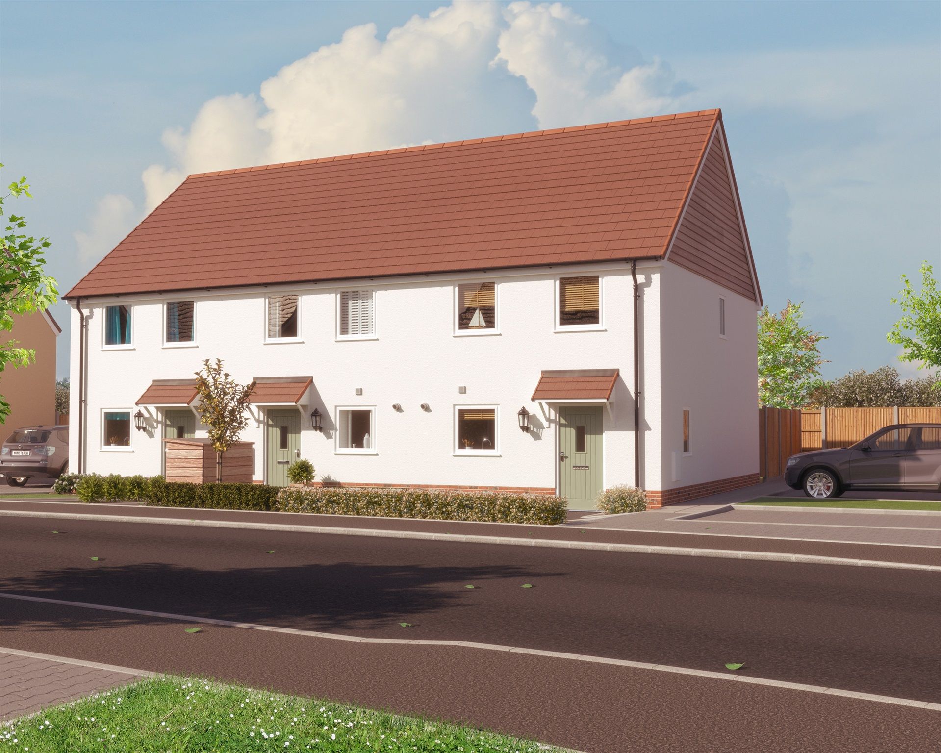 New home, 3 bed end terrace house for sale in Orchard Brooks, Williton