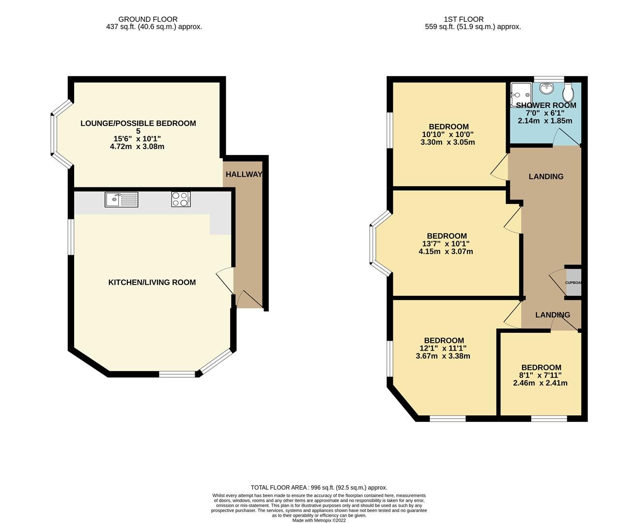 4 bed end terrace house for sale in York Place, Bournemouth