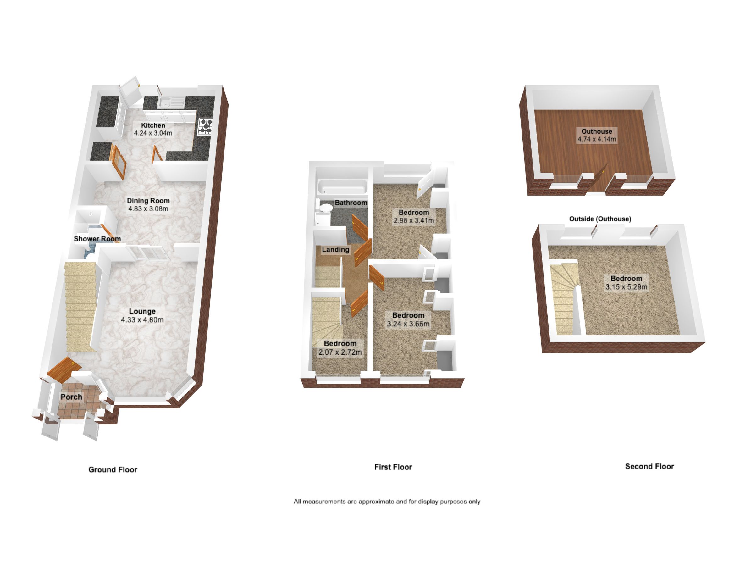 3 bed terraced house for sale in Sterndale Road, Great Barr, Birmingham