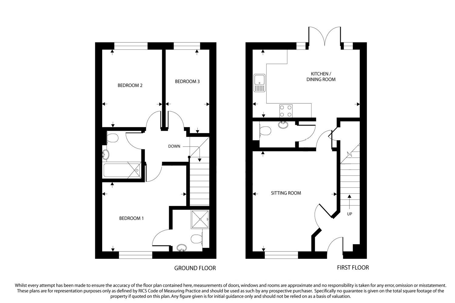 3 bed terraced house to rent in Hazel Grove Walk, Haywards Heath RH17