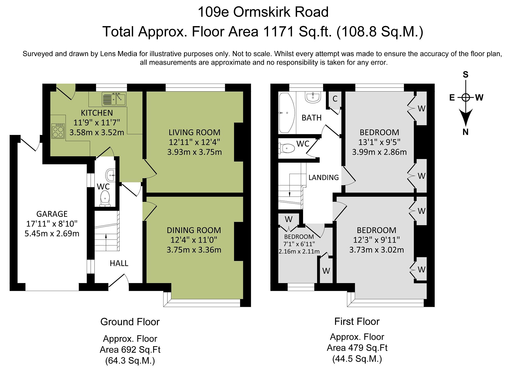 3 bed semidetached house for sale in Ormskirk Road, Upholland