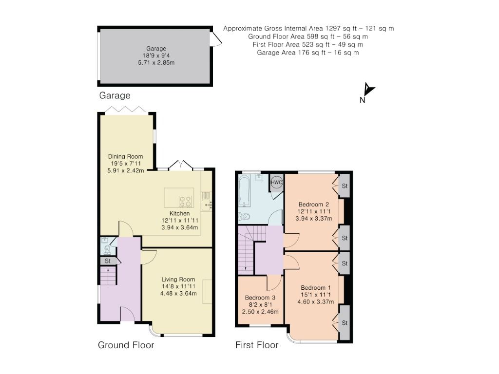 3 bed terraced house for sale in Beech Road, St Albans AL3 Zoopla