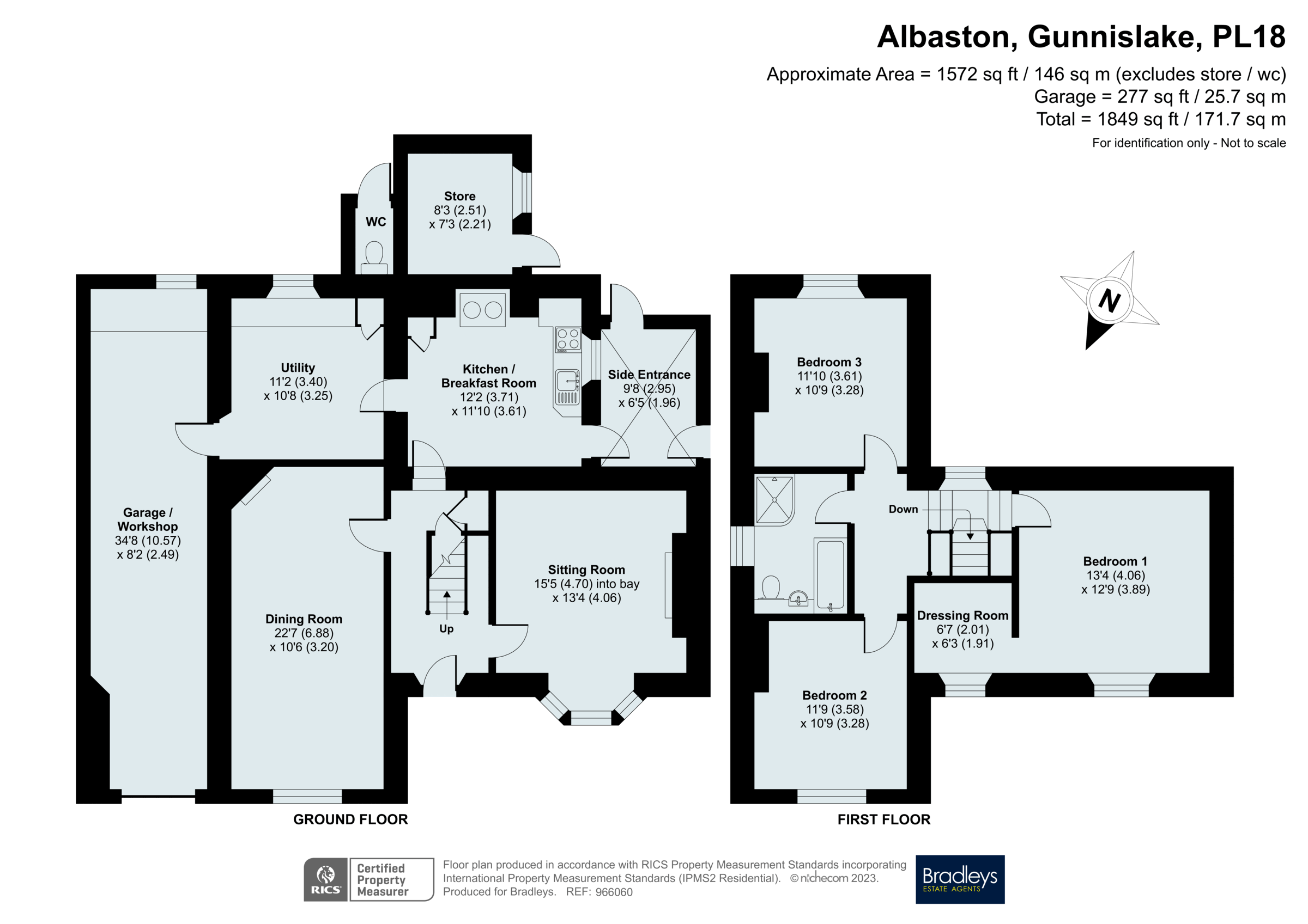 3 bed detached house for sale in Albaston, Gunnislake, Cornwall PL18