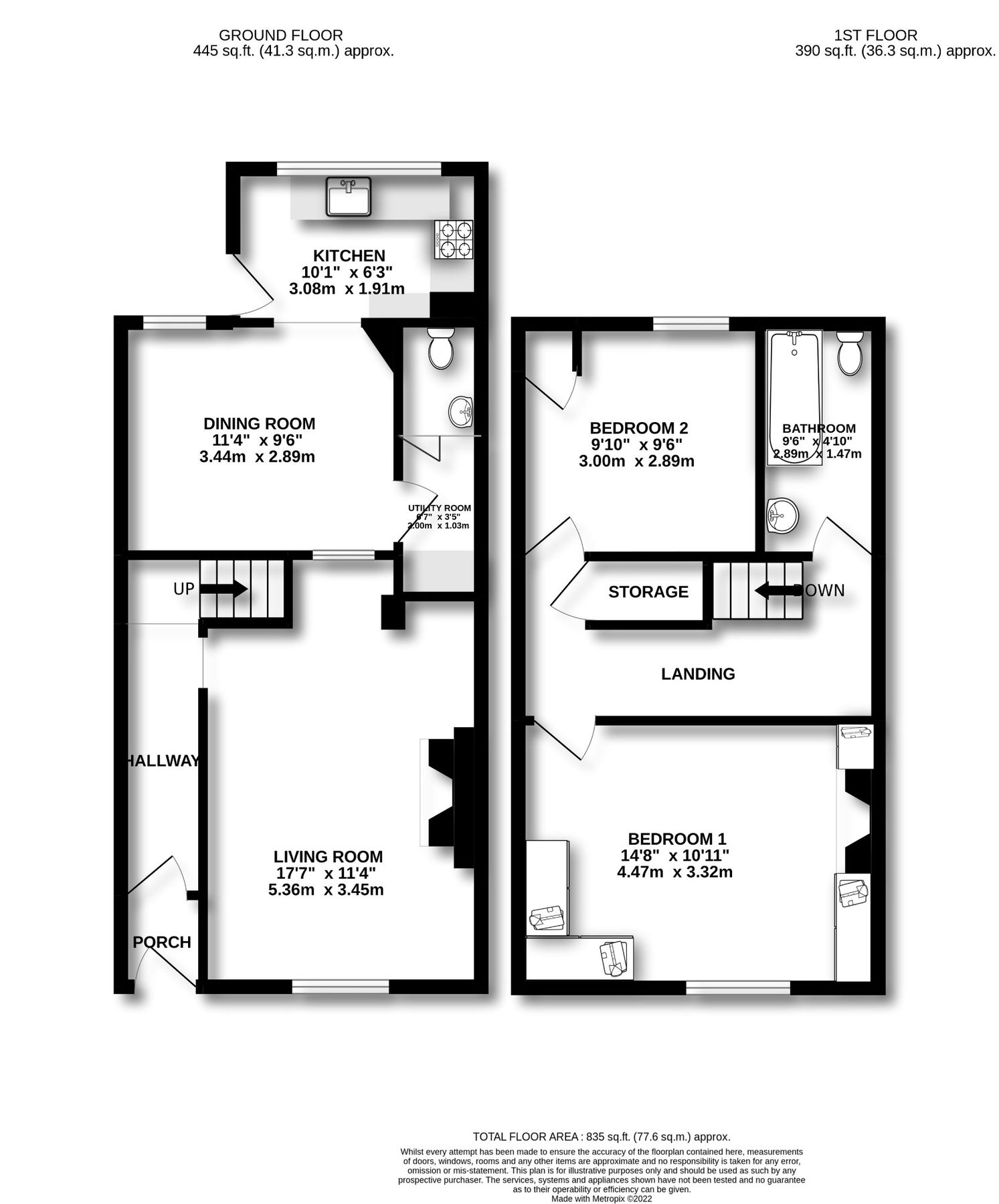 2 bed terraced house for sale in Higher Lane, Upholland, Skelmersdale