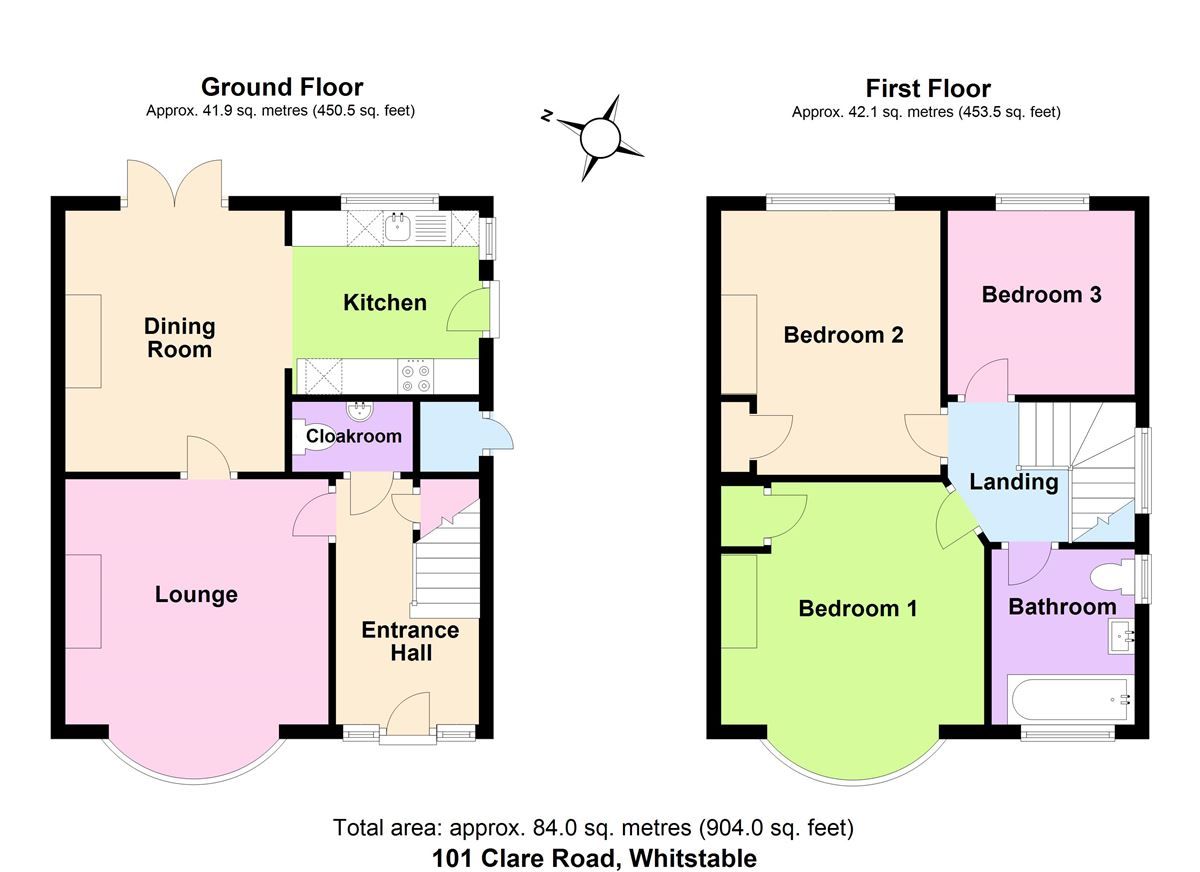 3 bed semidetached house for sale in Clare Road, Whitstable CT5 Zoopla