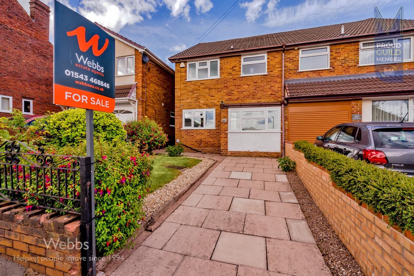 3 bed semidetached house for sale in Heath Street, Hednesford, Cannock