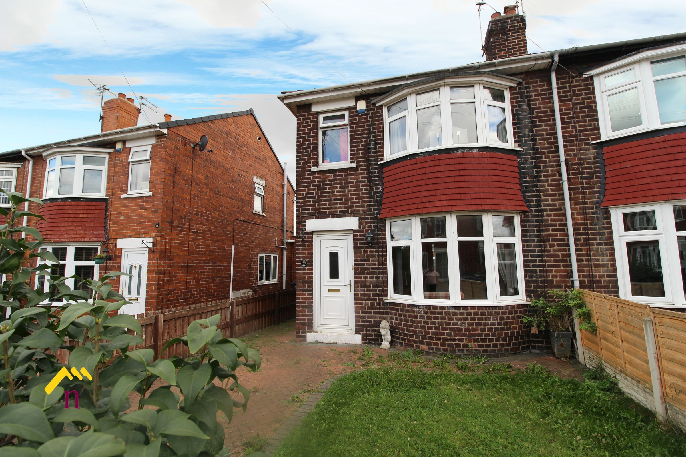 3 bed semidetached house for sale in Bedale Road, Scawsby, Doncaster