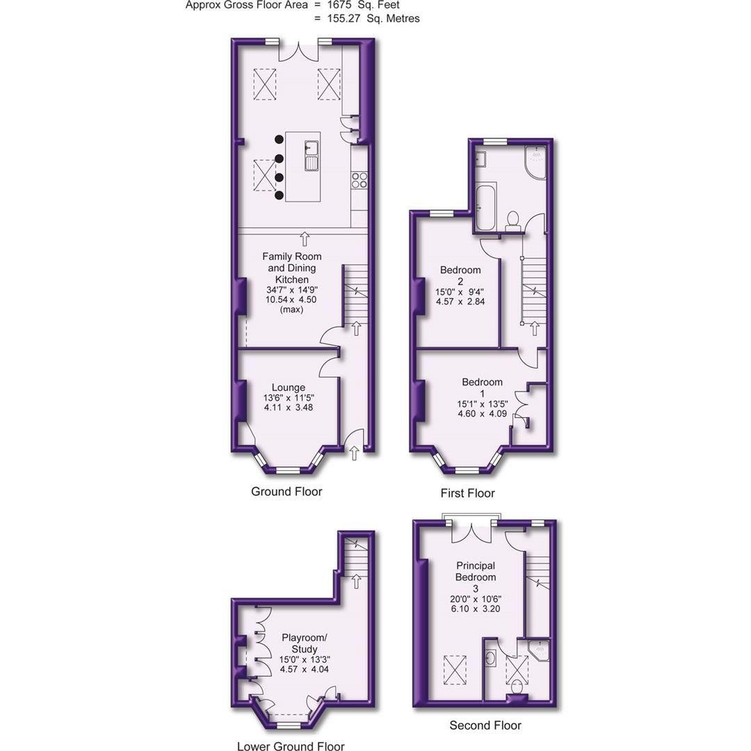 3 bed end terrace house for sale in Elm Road, Hale, Altrincham WA15